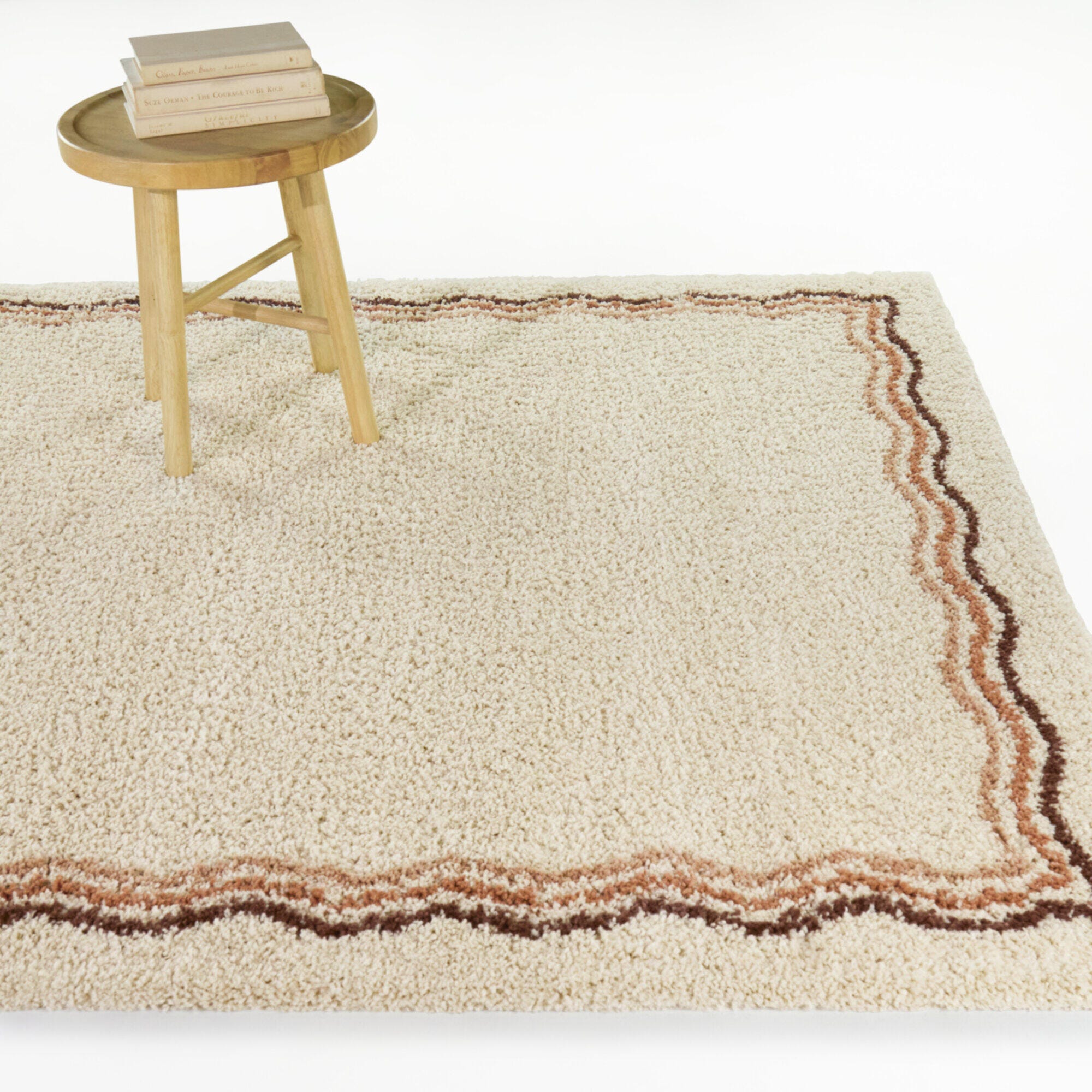 Balta Rugs Scallop 7' 10" x 10' Area Rug, Maroon, rollover