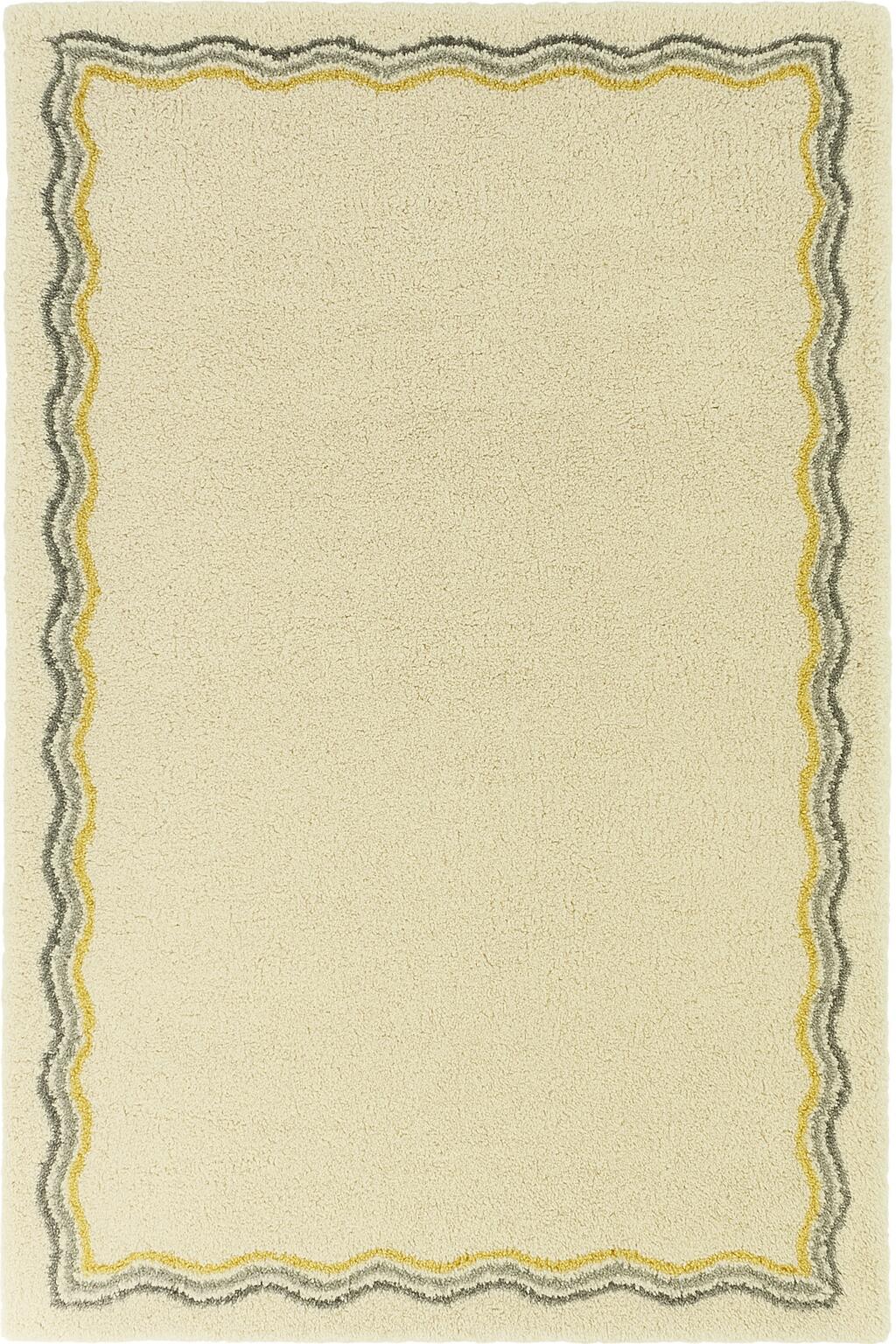Balta Rugs Scallop 7' 10" x 10' Bordered Area Rug, Cream, large