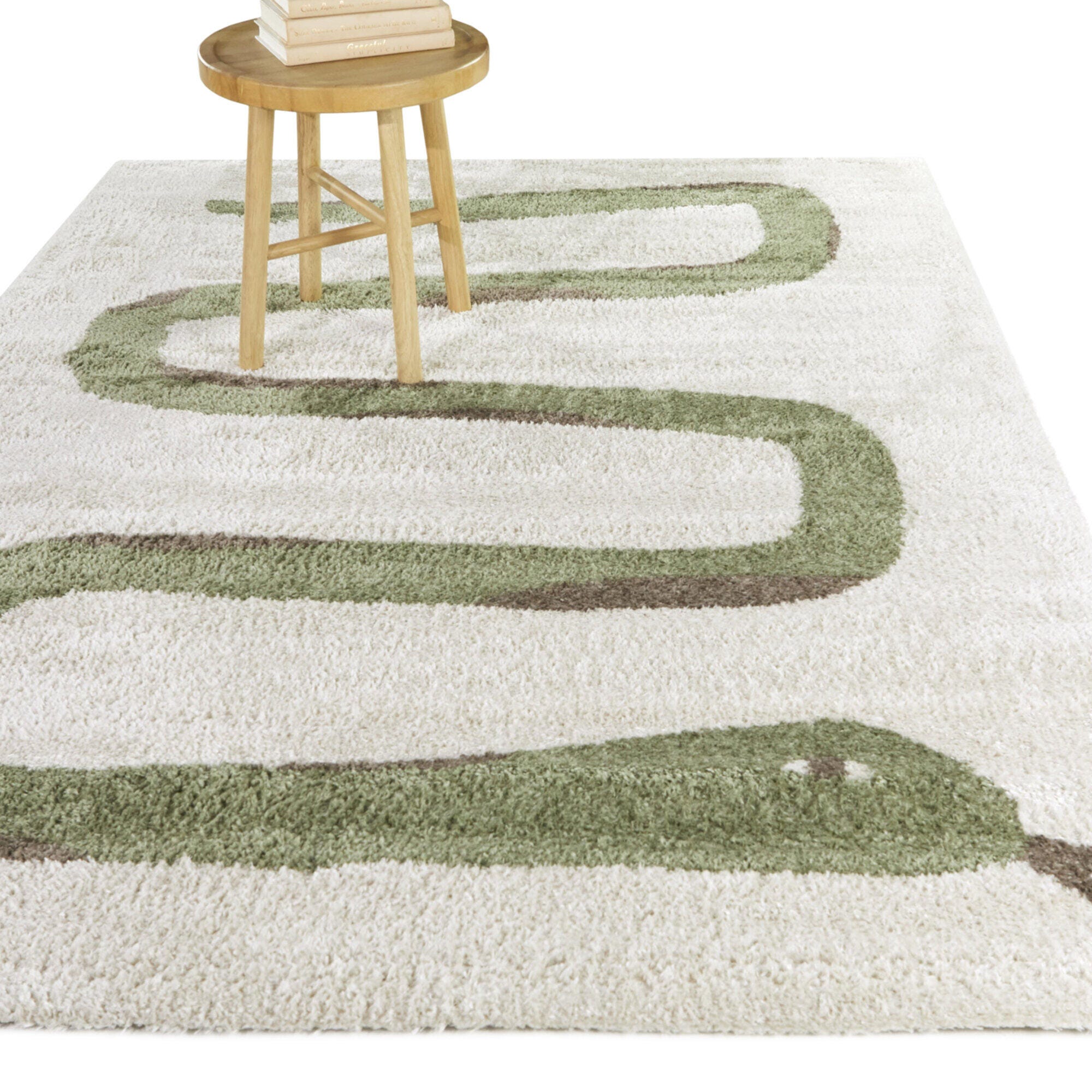 Balta Rugs Serpieri 5' 3" x 7' Area Rug, Green, rollover