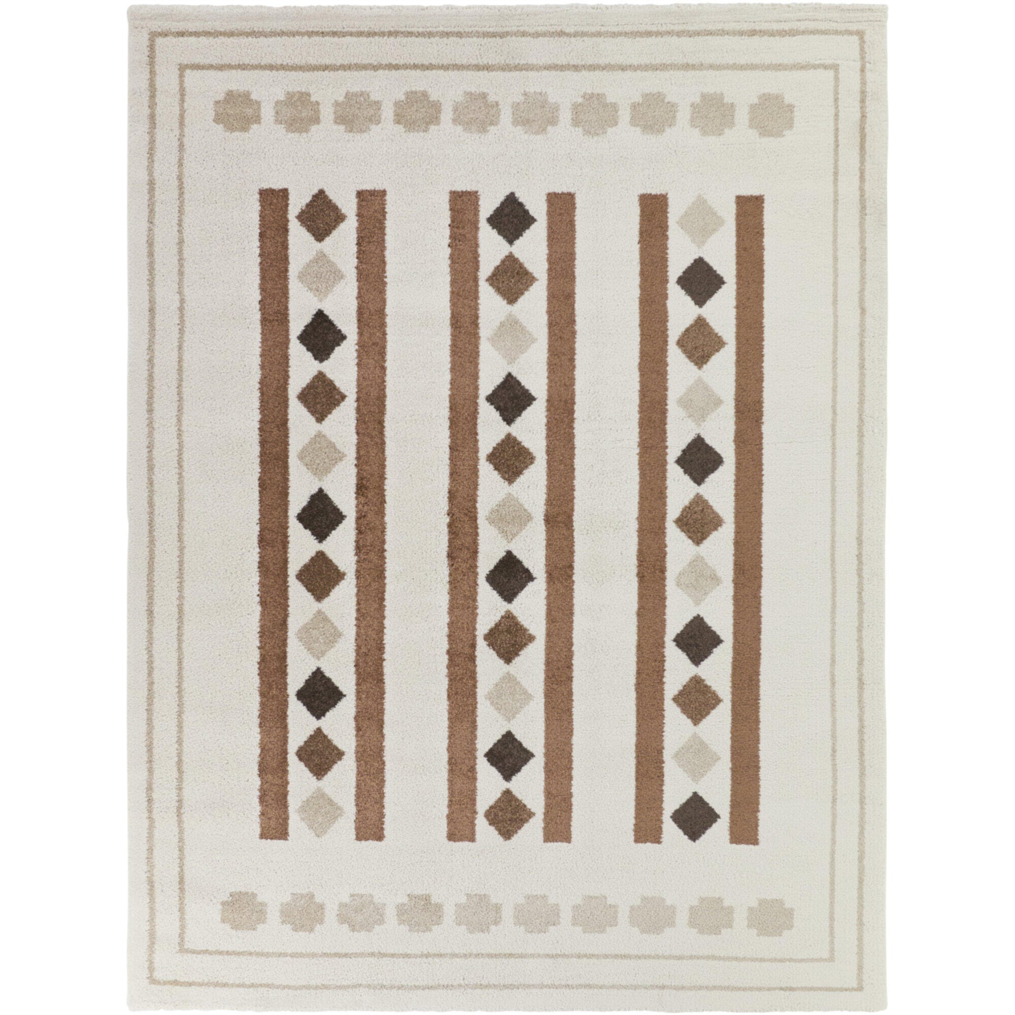 Balta Rugs Southwest 5' 3" x 7' Area Rug, Beige, large