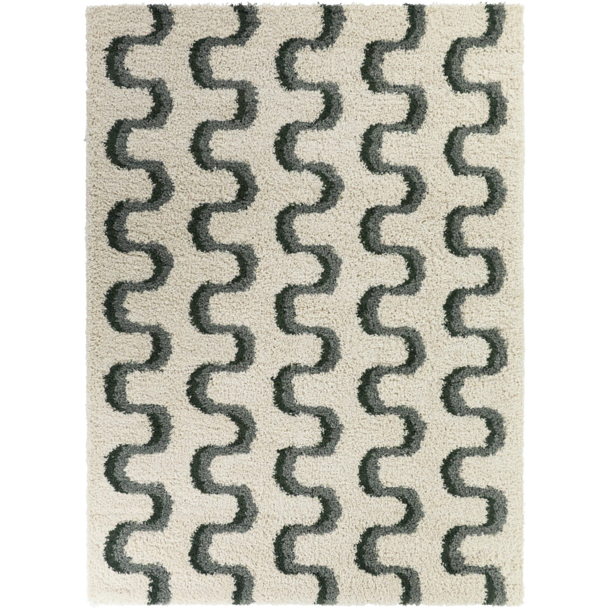 Balta Rugs Squiggle 7' 10" x 10' Area Rug, Green, large