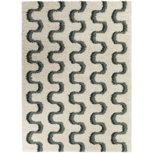 Balta Rugs Squiggle 7' 10" x 10' Area Rug, Green, large