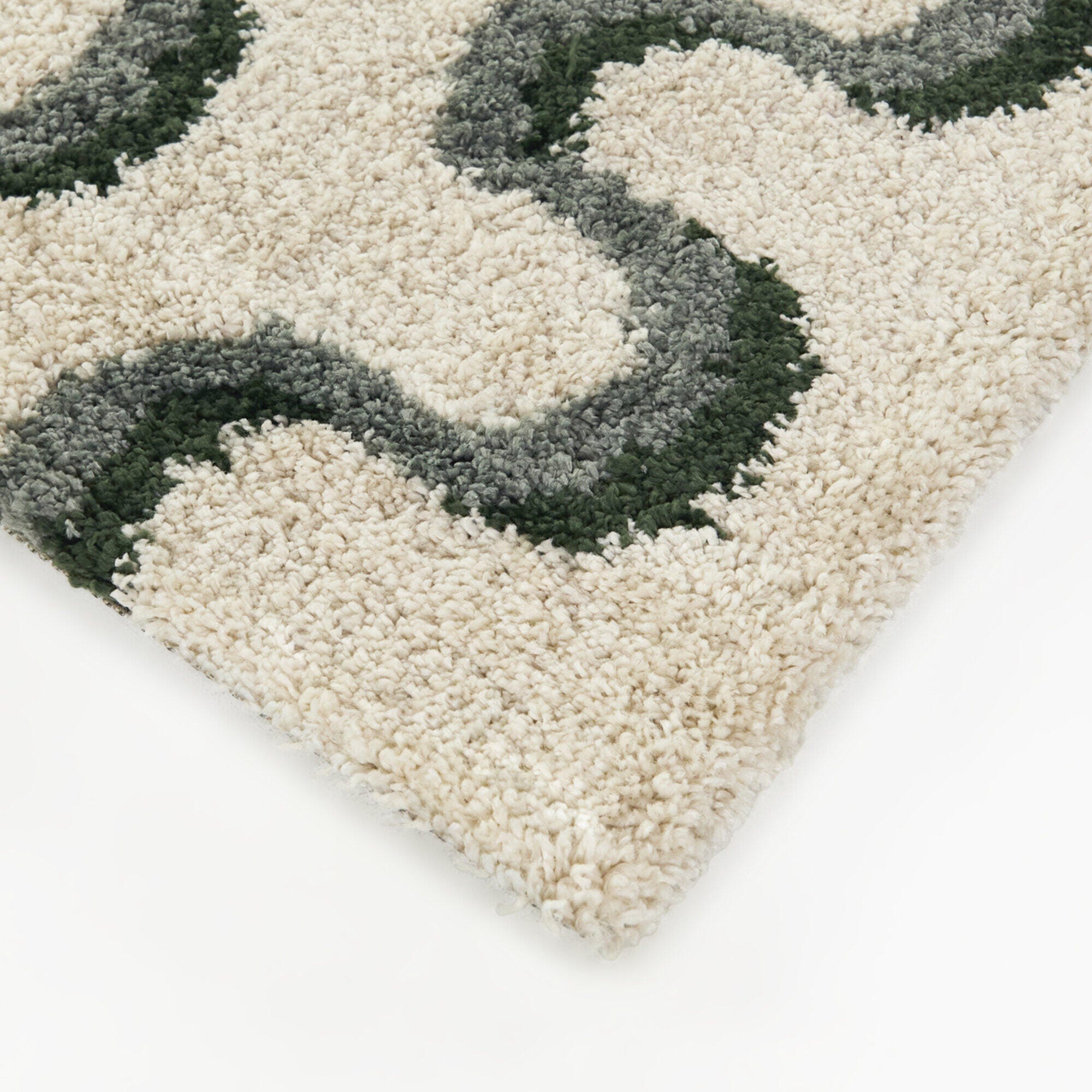 Balta Rugs Squiggle 5' 3" x 7' Abstract Area Rug, Green, large