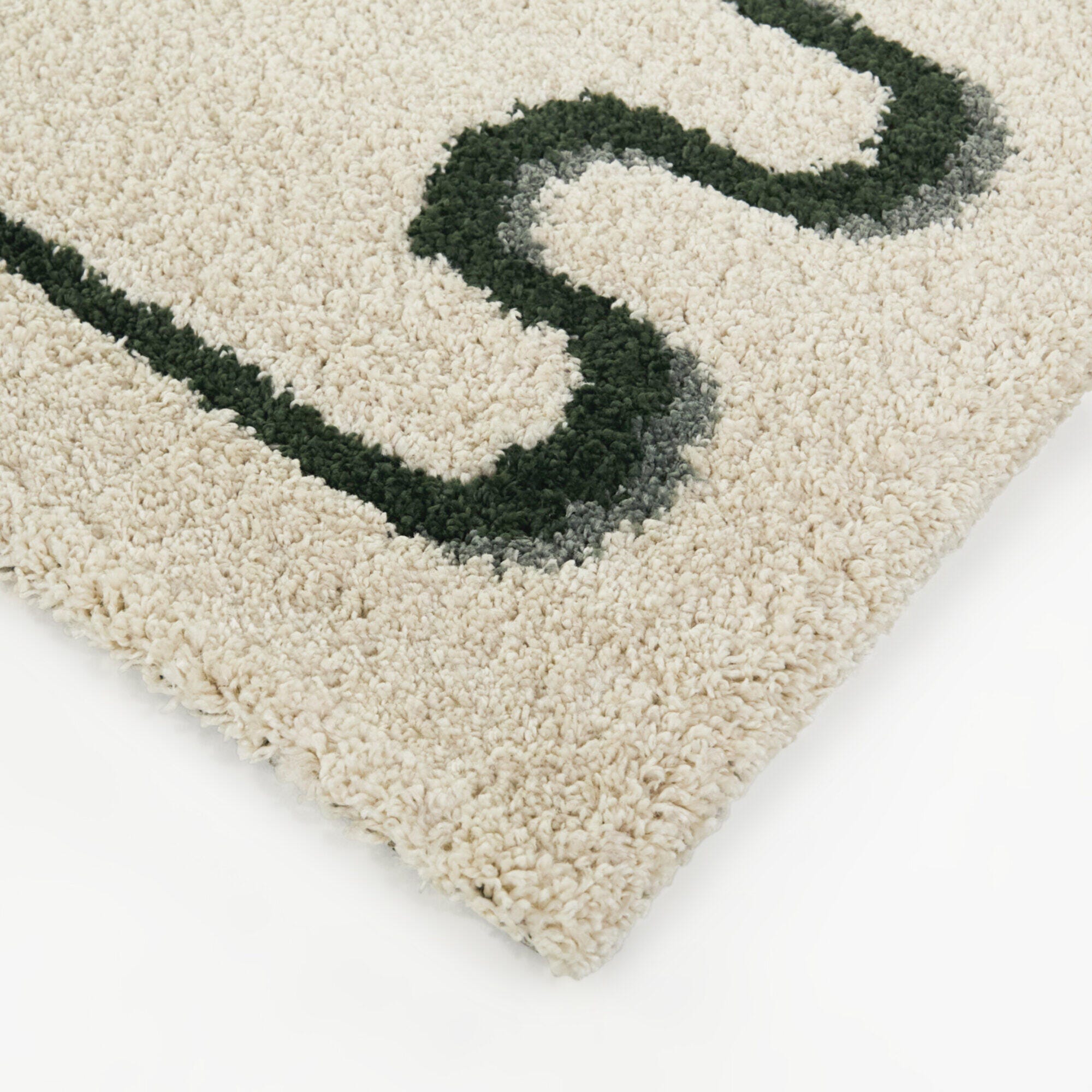 Balta Rugs Squiggle 7' 10" x 10' Bordered Area Rug, Green, large
