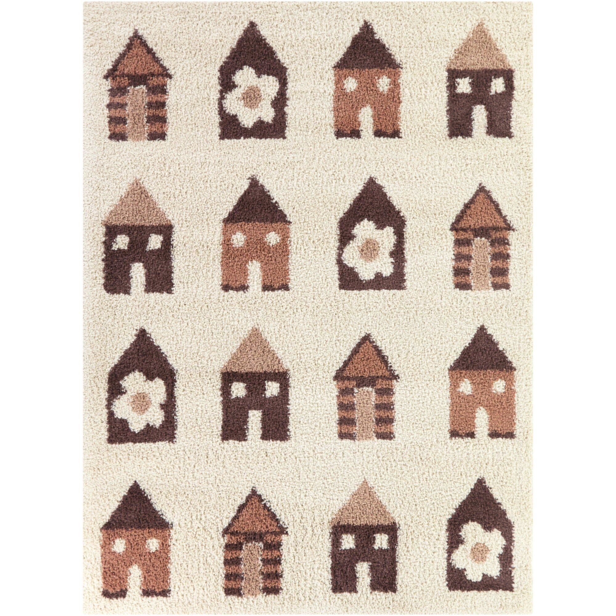 Balta Rugs Ville 5' 3" x 7' Area Rug, Maroon, large