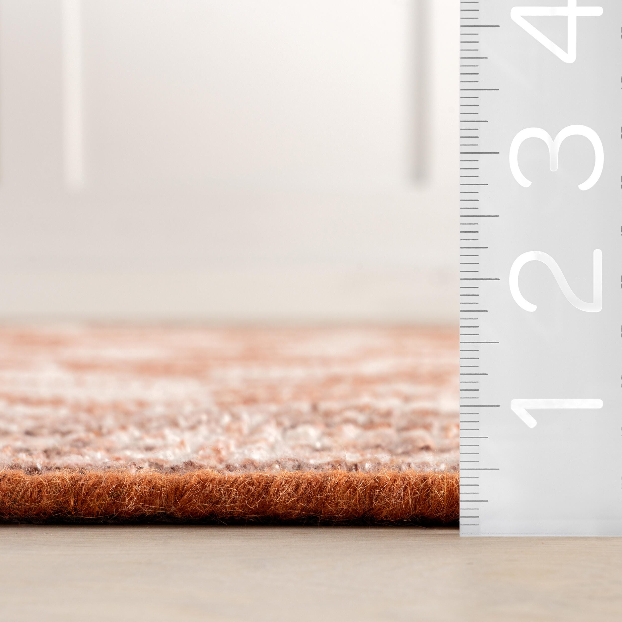 Padma Lakshmi x Rugs USA Botanica 3' x 5' Area Rug, Orange, large
