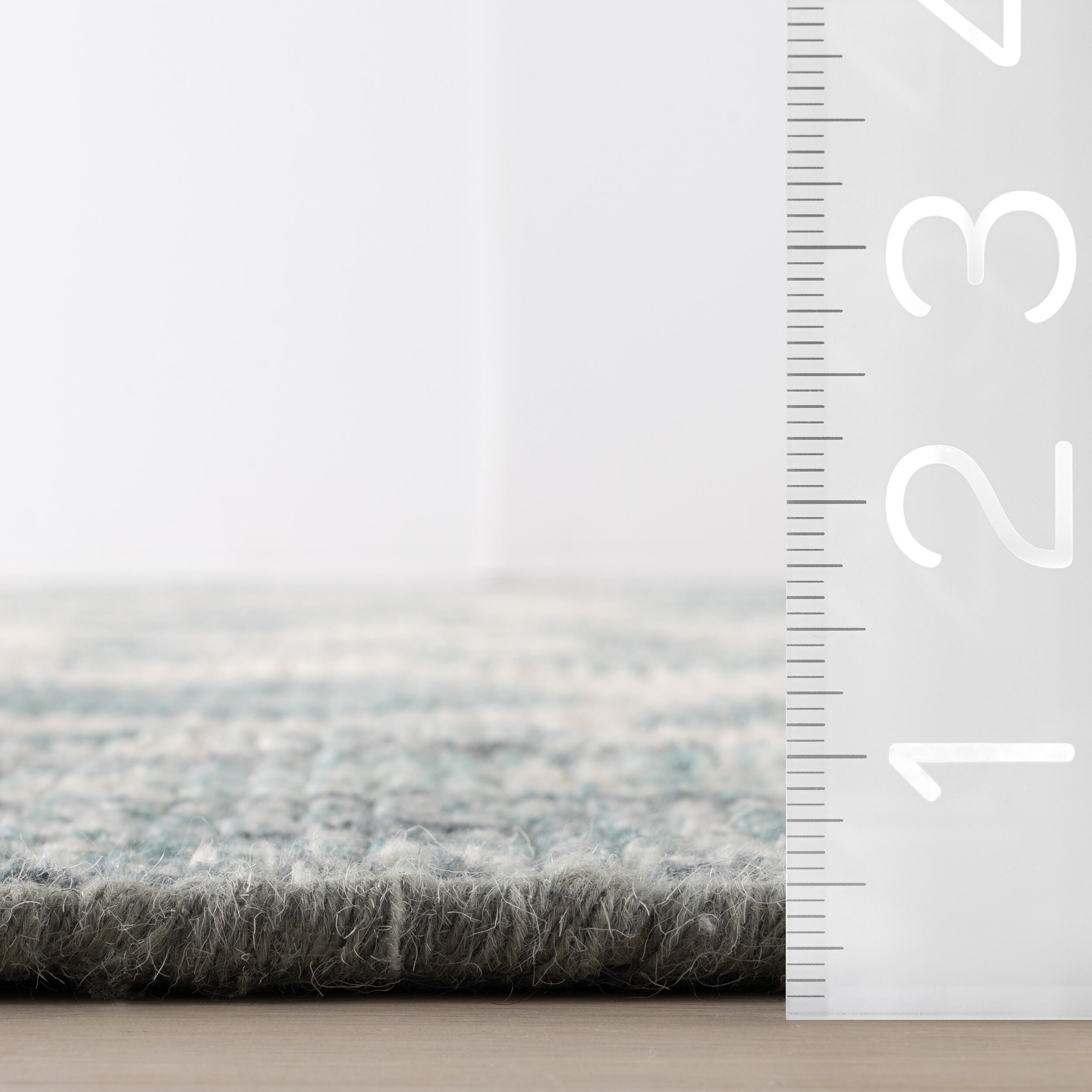 Padma Lakshmi x Rugs USA Botanica 4' x 6' Area Rug, Teal, large