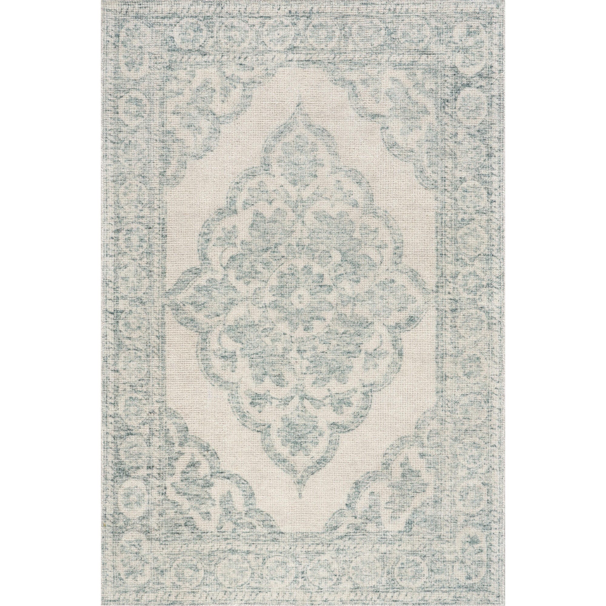 Padma Lakshmi x Rugs USA Istanbul 3' x 5' Area Rug, Teal, large