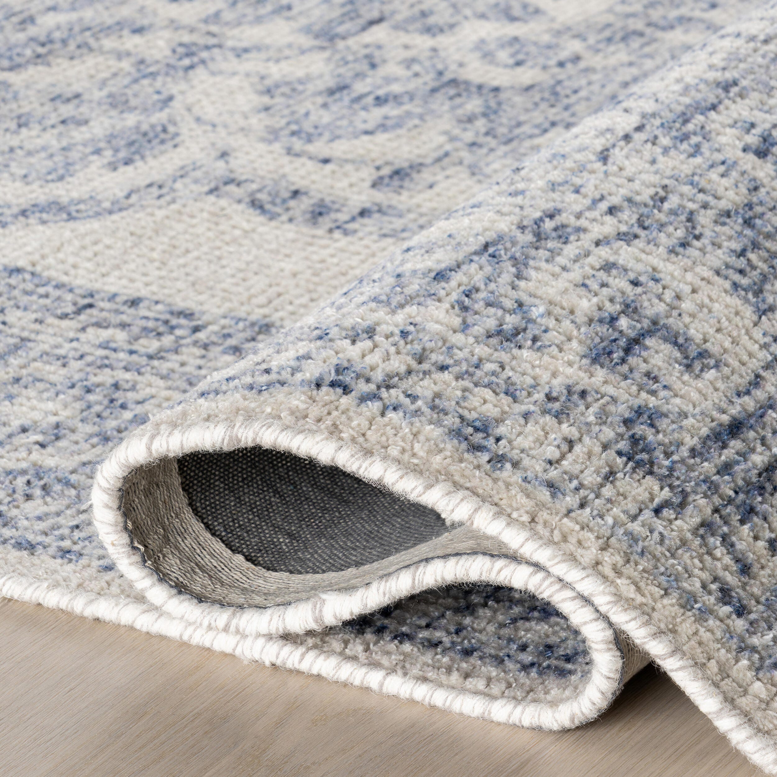 Padma Lakshmi x Rugs USA Istanbul 3' x 5' Area Rug, Dark Blue, large