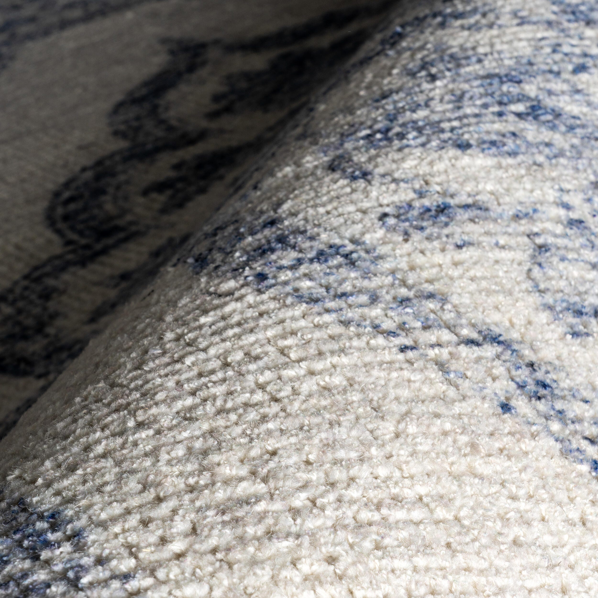 Padma Lakshmi x Rugs USA Istanbul 3' x 5' Area Rug, Dark Blue, large