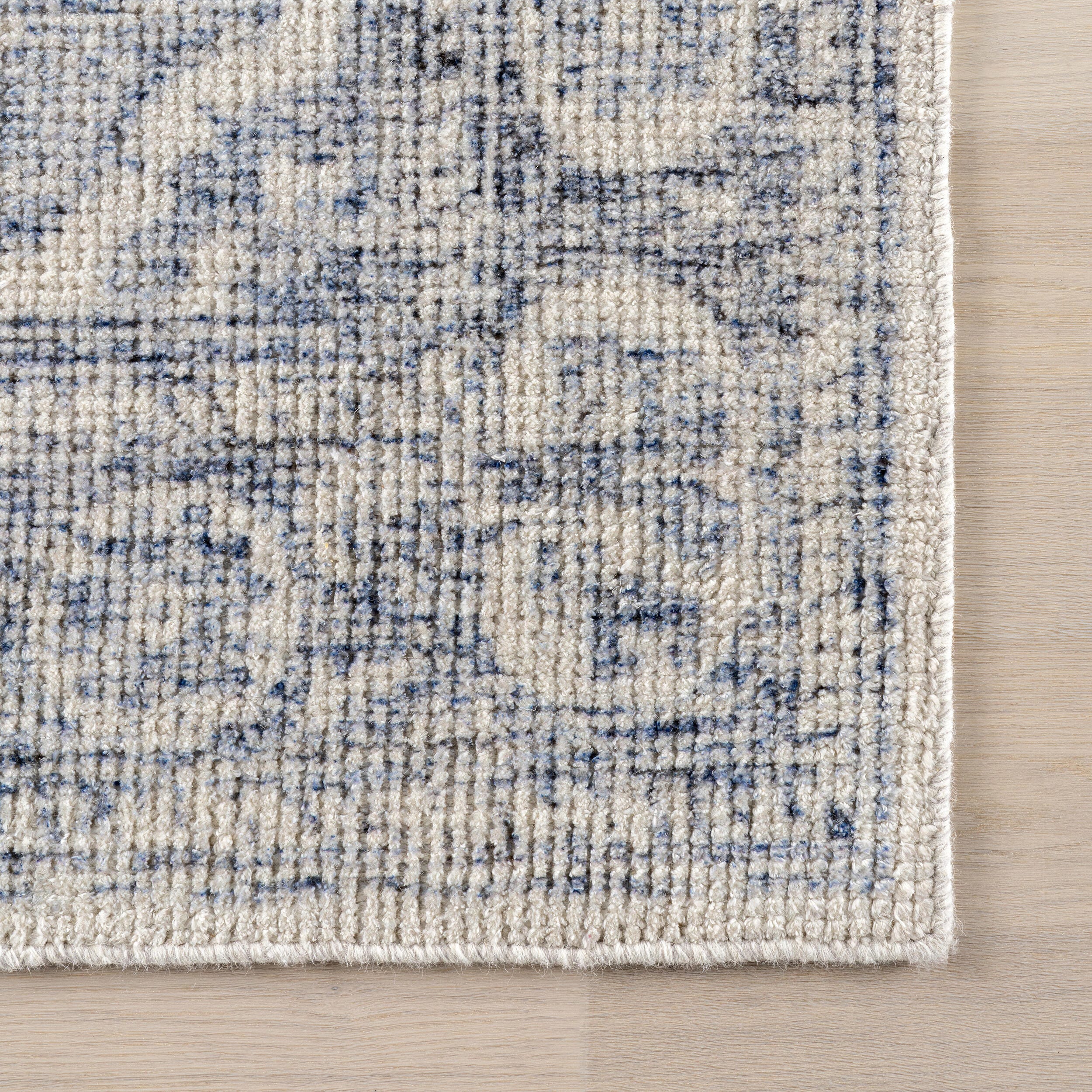 Padma Lakshmi x Rugs USA Istanbul 3' x 5' Area Rug, Dark Blue, large