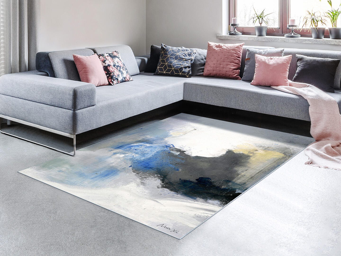 Empire Art Direct A New Dawn 5' x 8' Area Rug, Multi, rollover