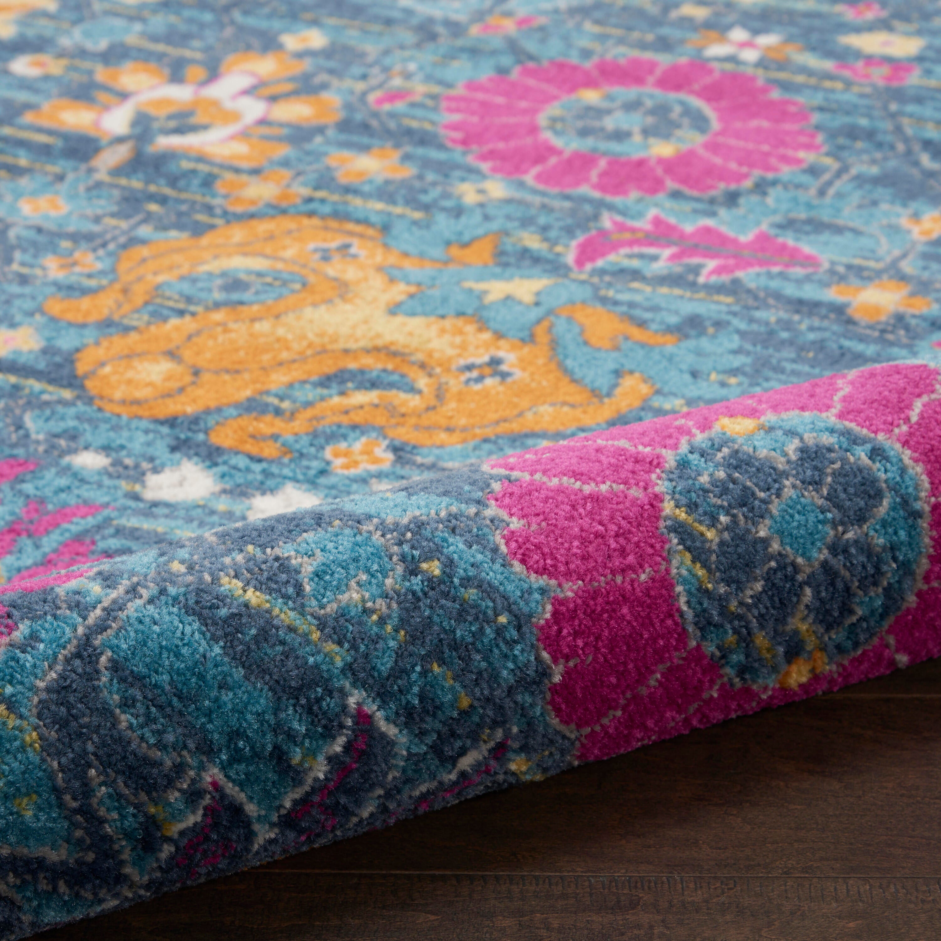 Nourison Home Passion Lush 3'9" x 5'9" Area Rug, Denim, large