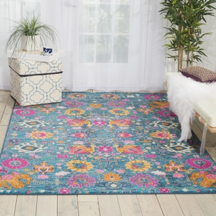 Nourison Home Passion Lush 5'3" x 7'3" Area Rug, Denim, rollover