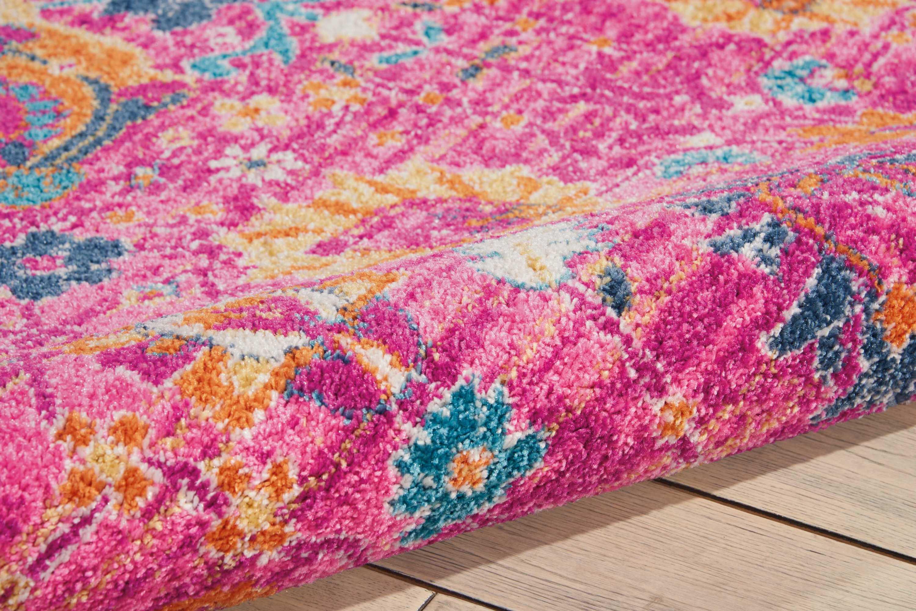Nourison Home Passion Lush 3'9" x 5'9" Area Rug, Fuchsia, large