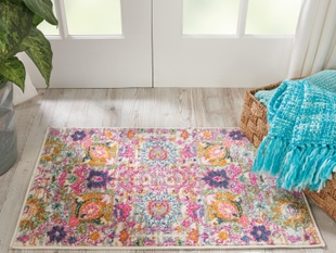 Nourison Home Passion Lush 1'10" x 2'10" Accent Rug, Silver, rollover