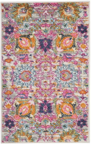 Nourison Home Passion Lush 1'10" x 2'10" Accent Rug, Silver, large