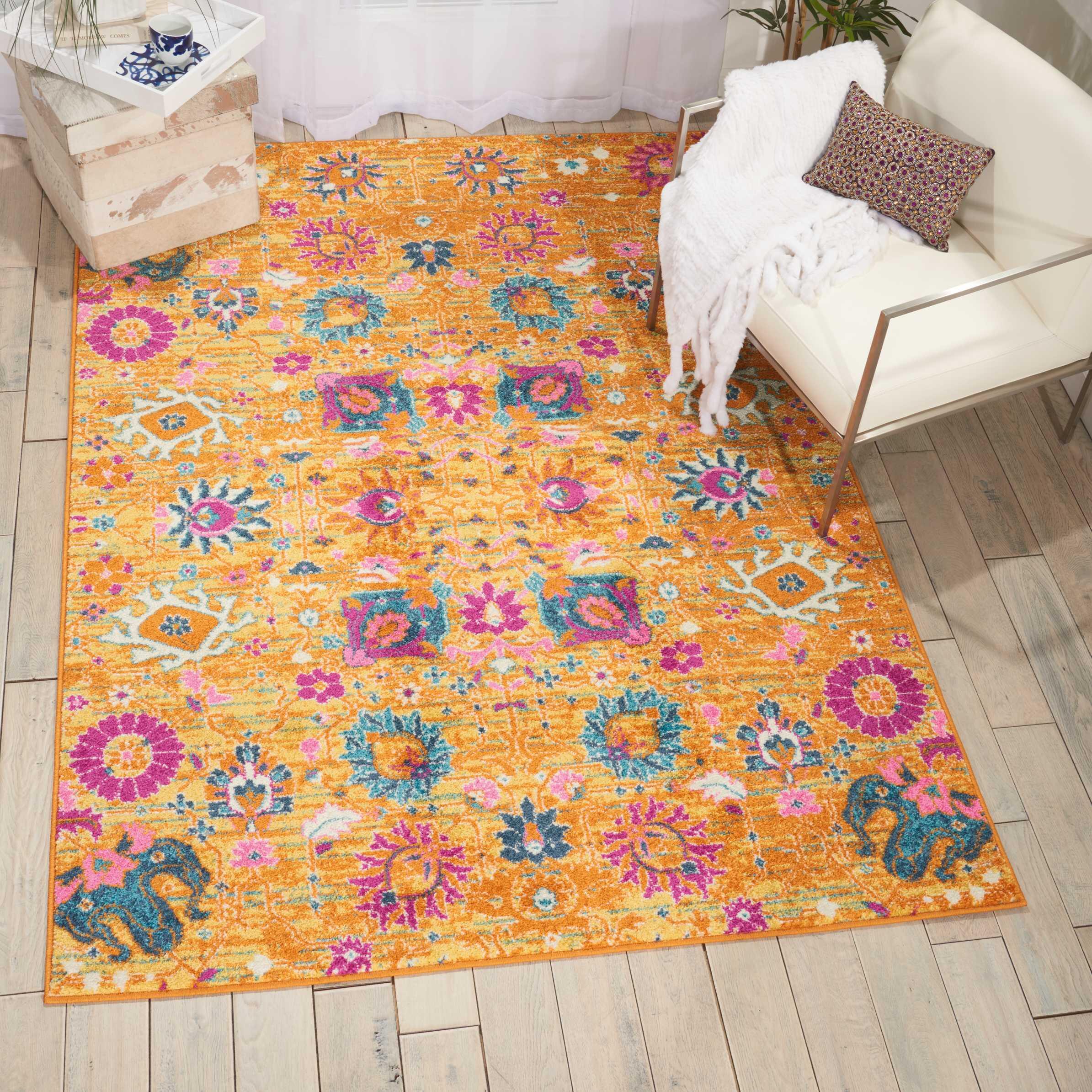 Nourison Home Passion Lush 3'9" x 5'9" Area Rug, Sunburst, rollover