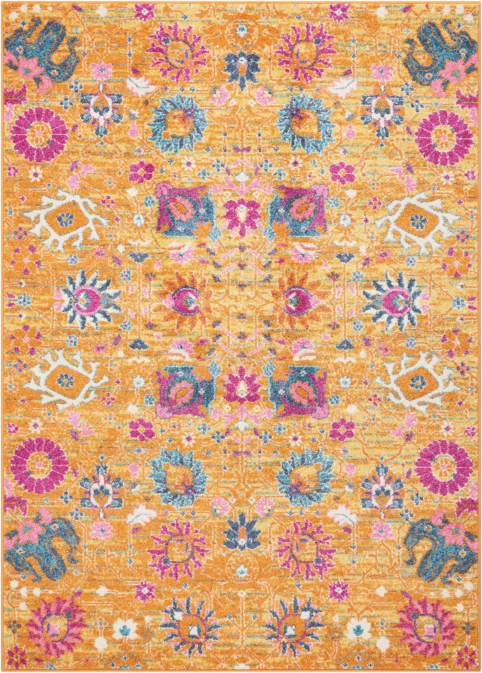 Nourison Home Passion Lush 3'9" x 5'9" Area Rug, Sunburst, large