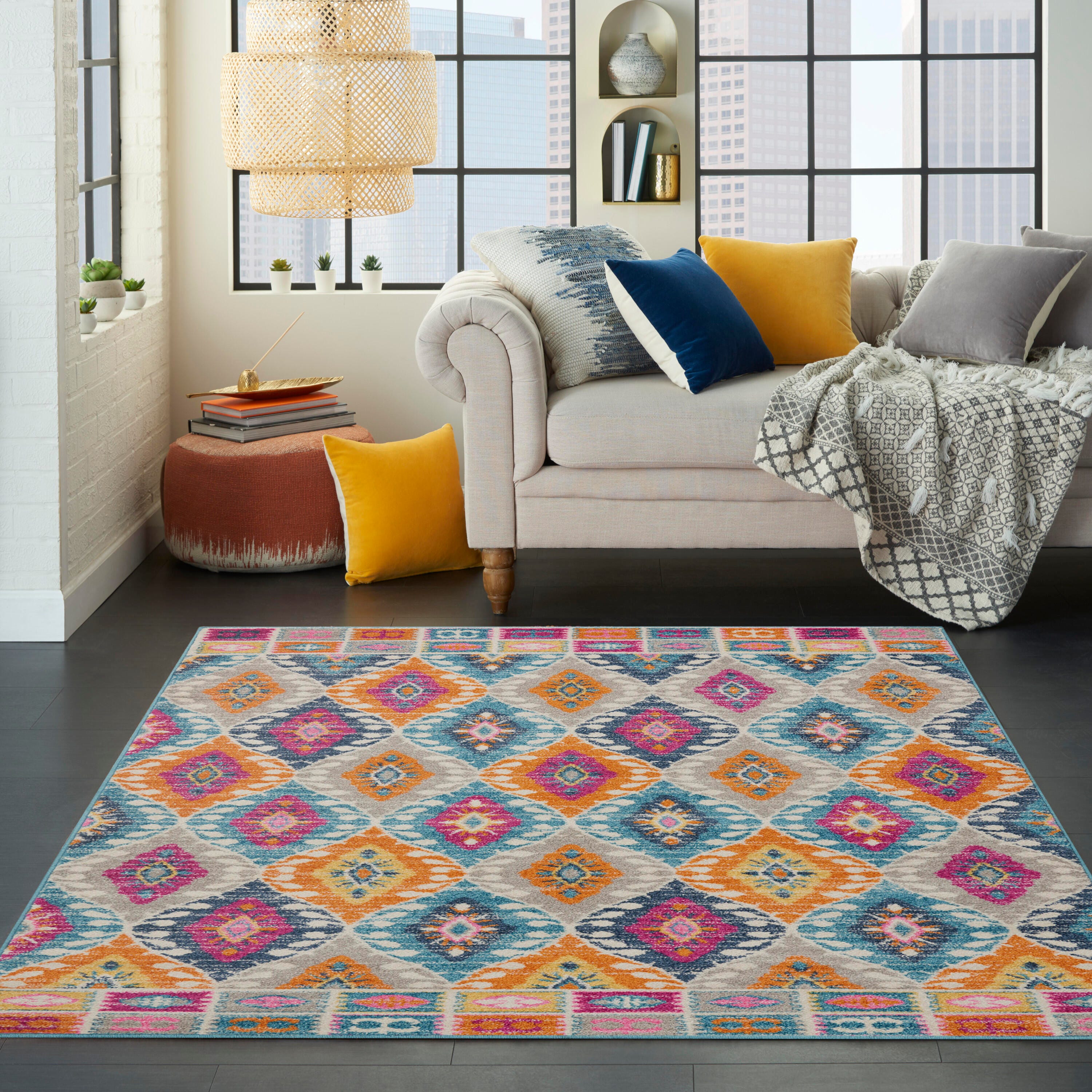 Nourison Home Passion Versatile 5'3" x 7'3" Area Rug, Multi, large