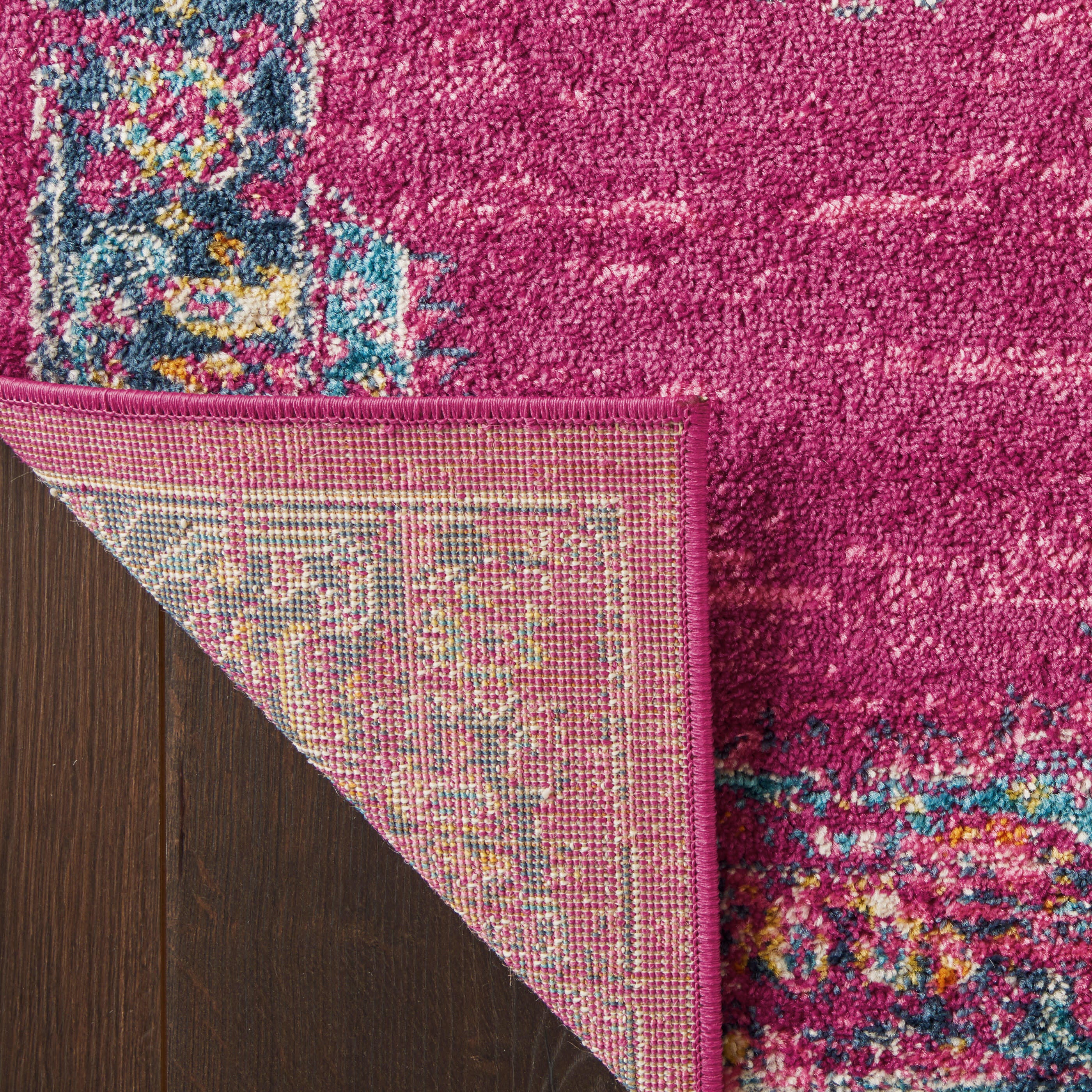 Nourison Home Passion 2'2" x 10' Runner Rug, Fuchsia, large