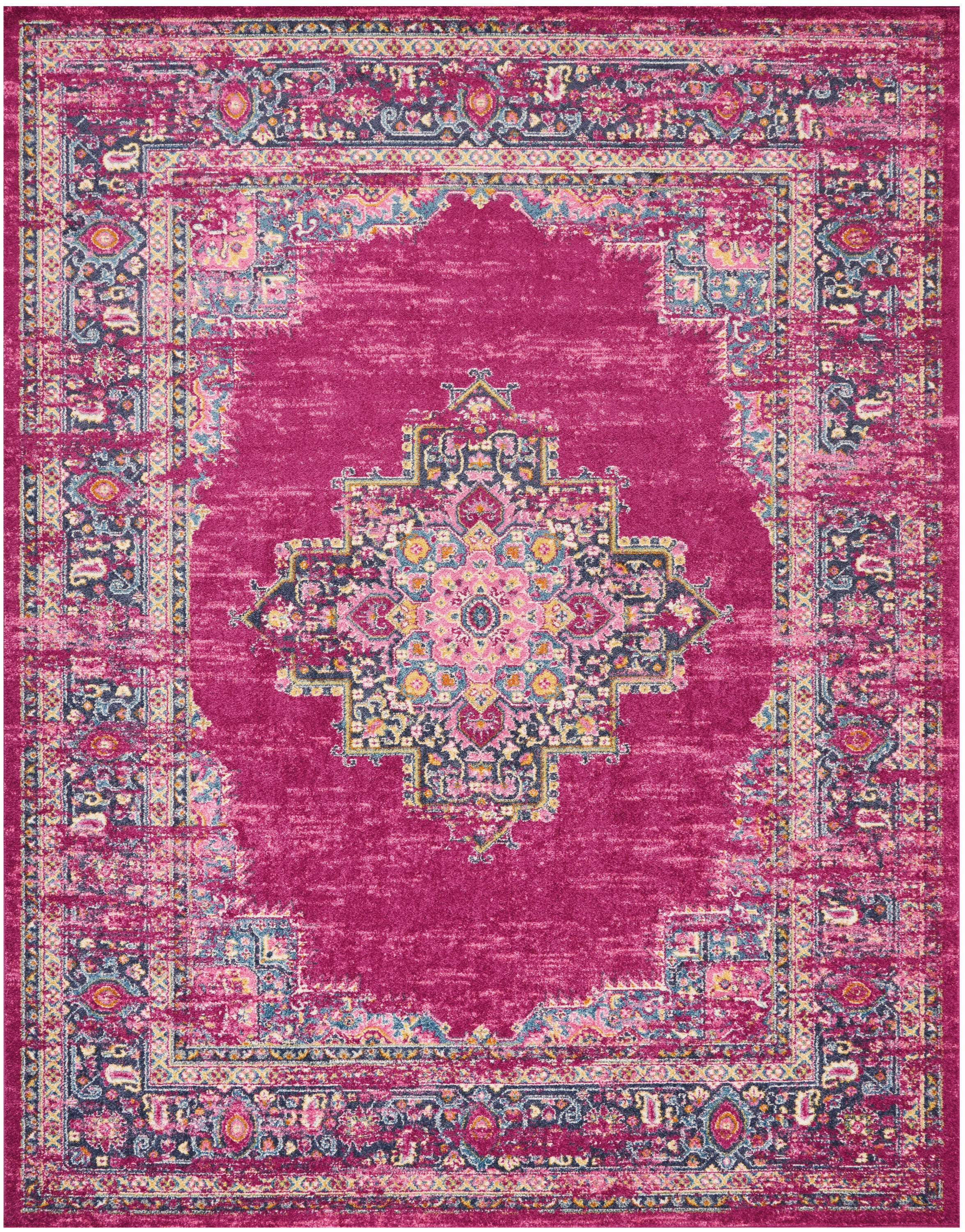 Nourison Home Passion 8' x 10' Area Rug, Fuchsia, large