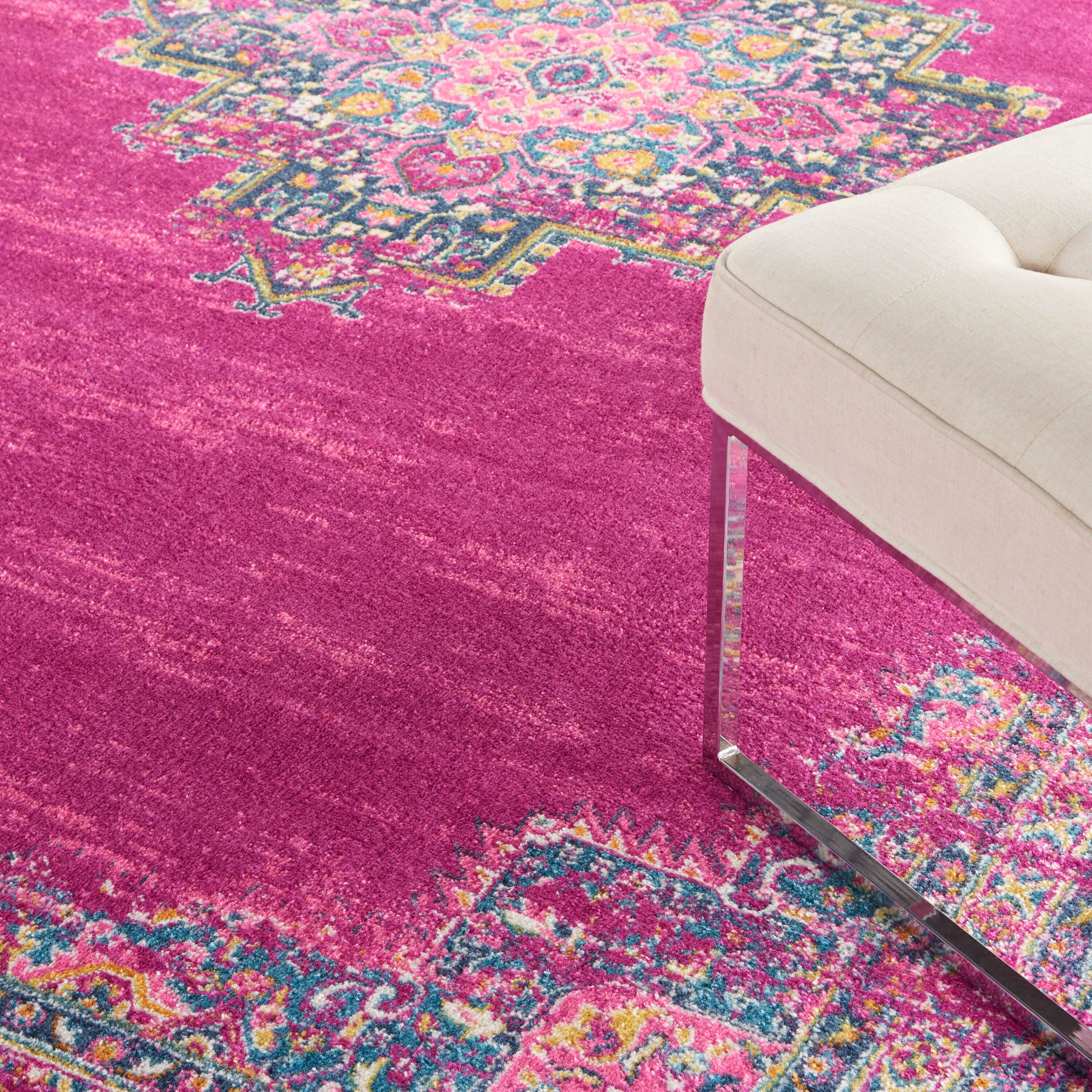 Nourison Home Passion 8' x 10' Area Rug, Fuchsia, large