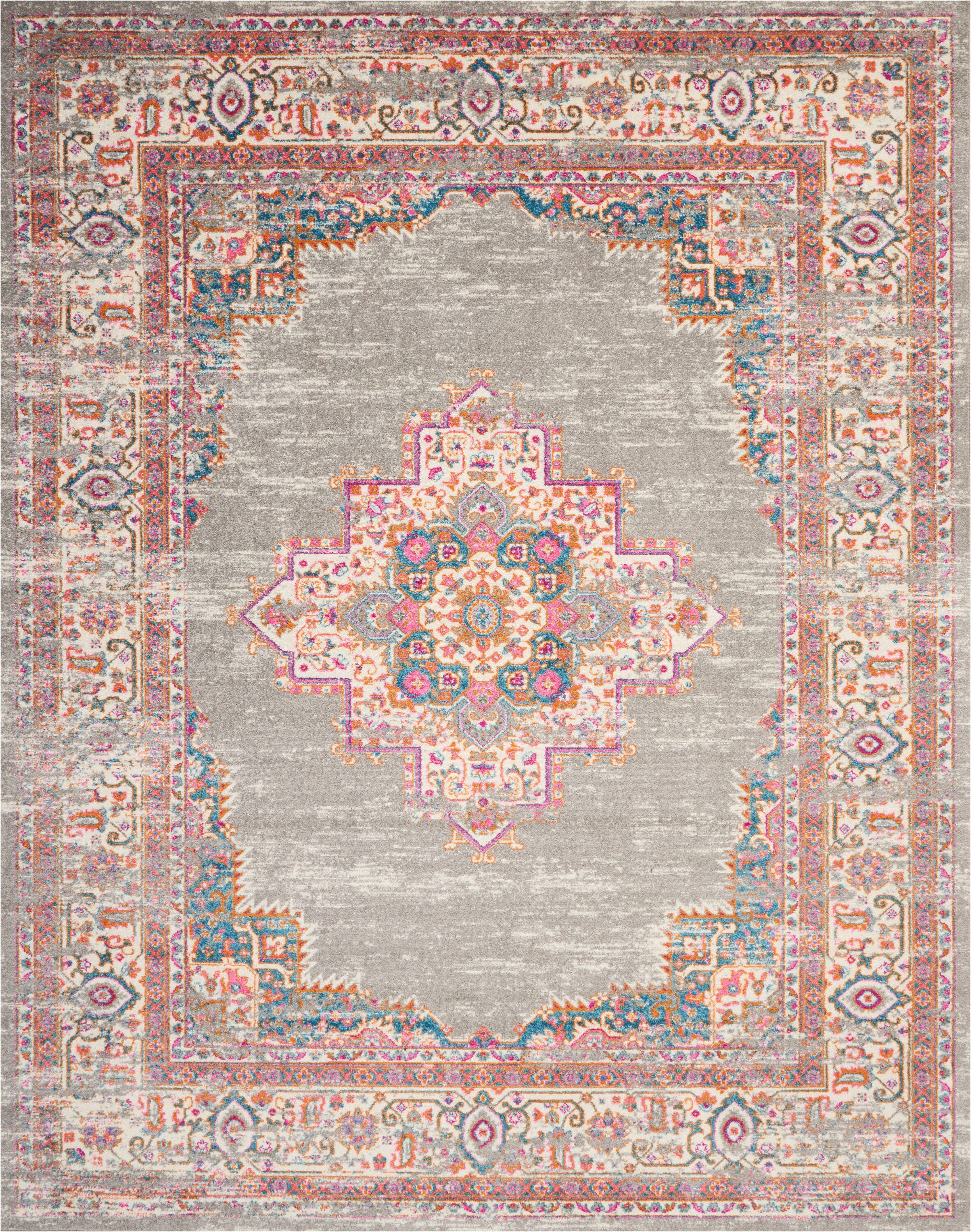 Nourison Home Passion 8' x 10' Area Rug, Gray, large