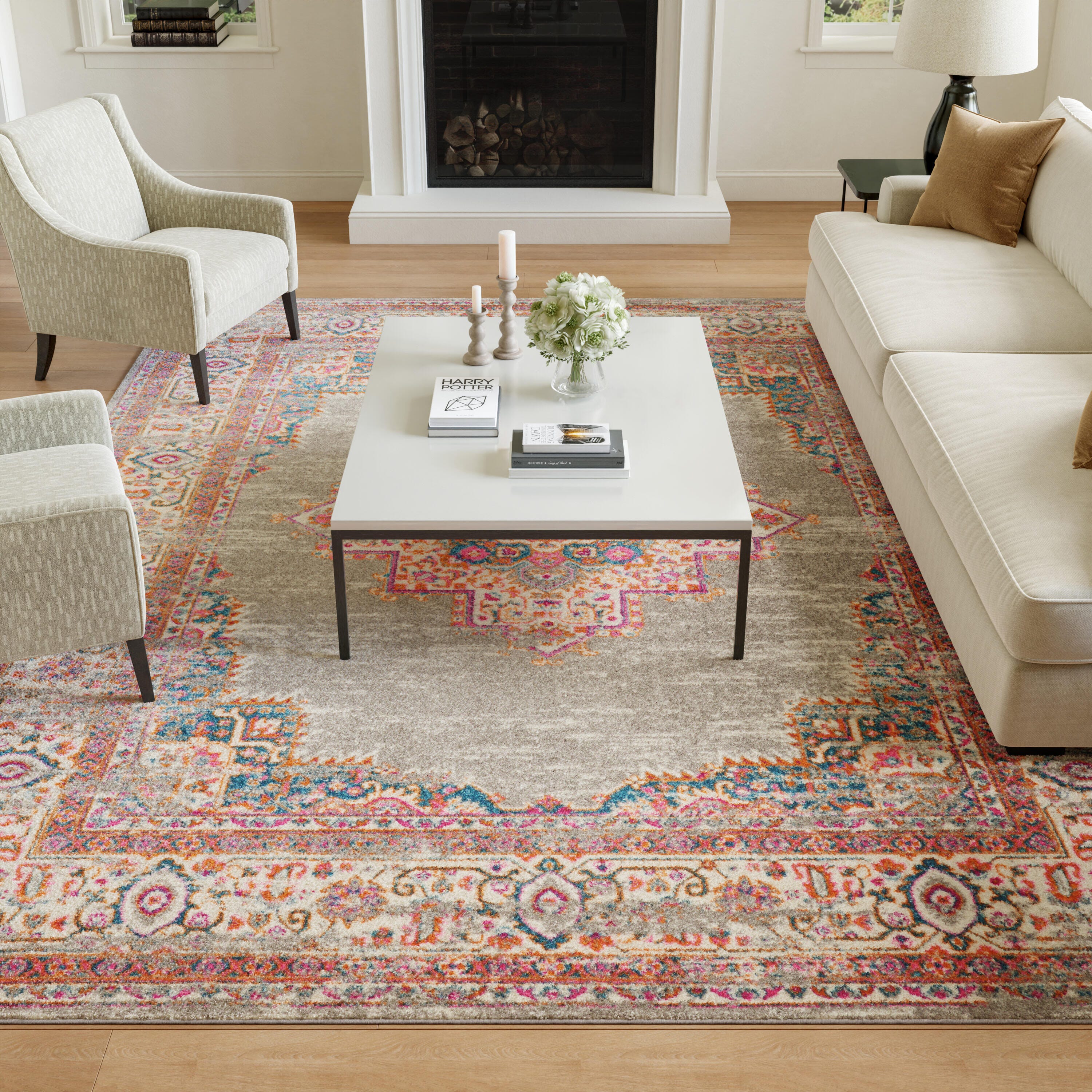Nourison Home Passion 8' x 10' Area Rug, Gray, large