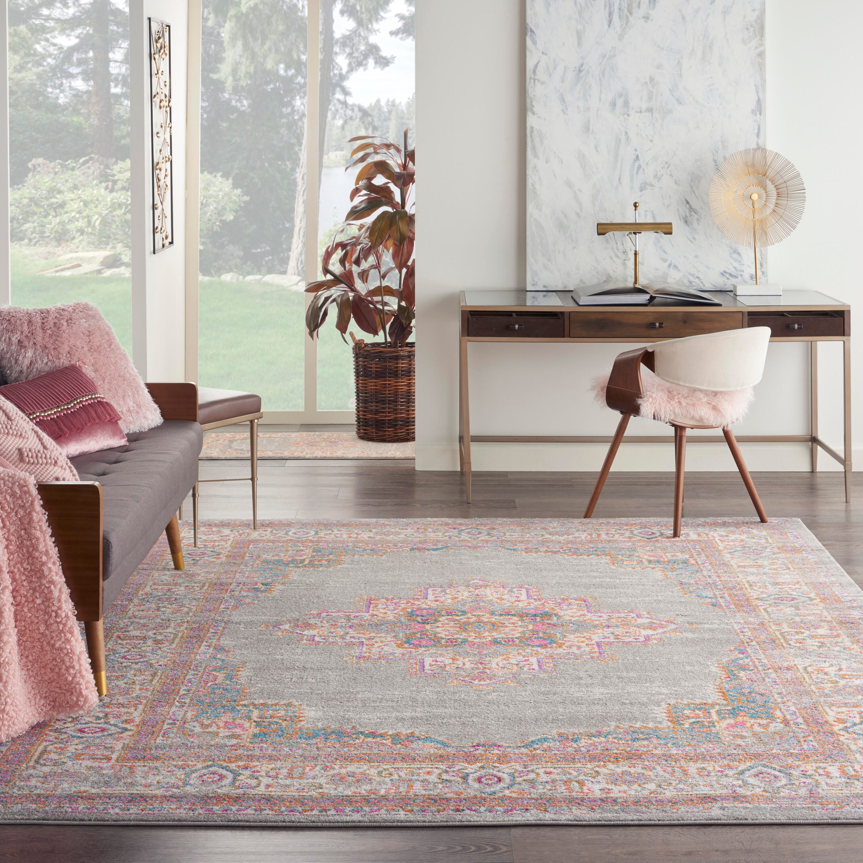 Nourison Home Passion 8' x 10' Area Rug, Gray, large