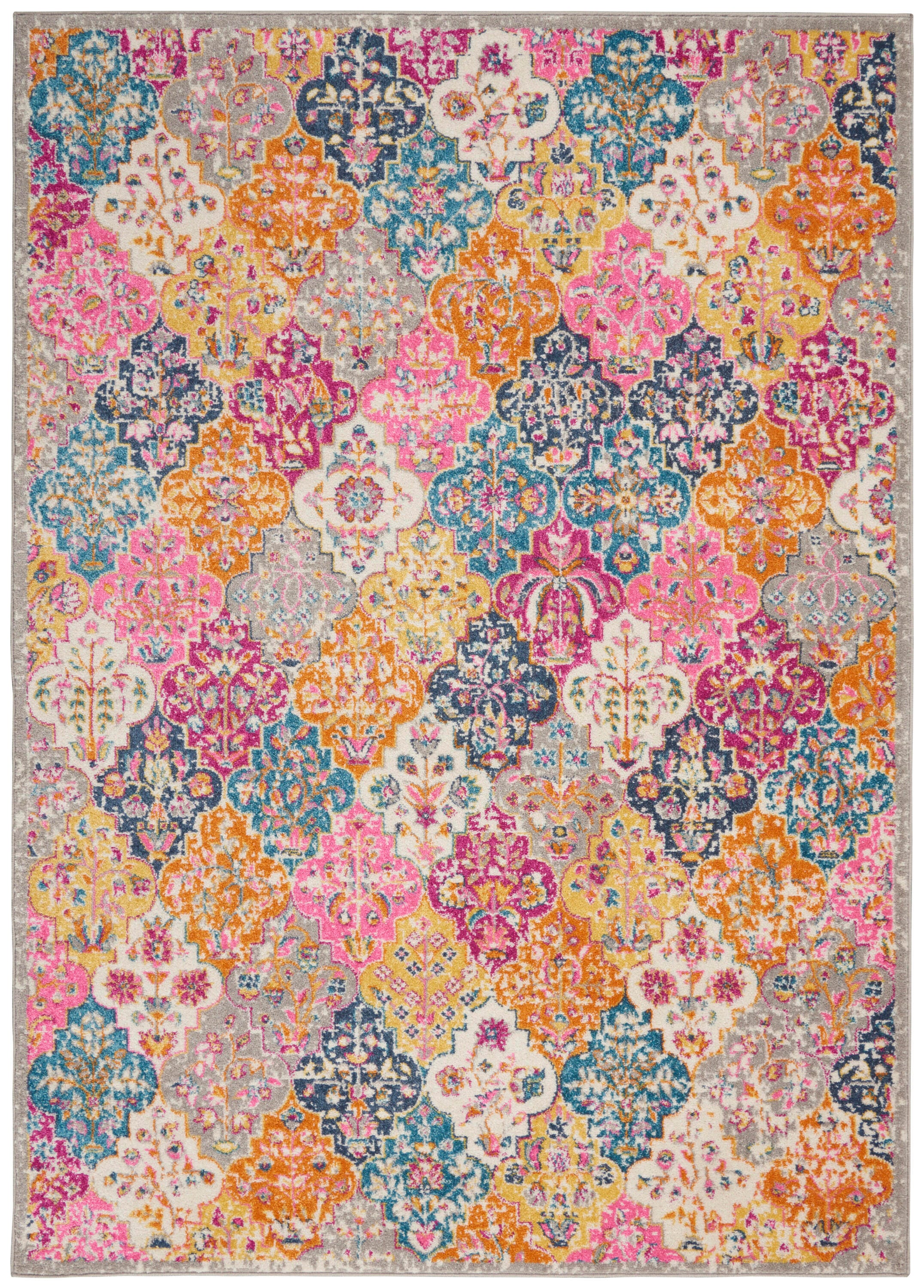 Nourison Home Passion Distressed 3'9" x 5'9" Area Rug, Multi, large
