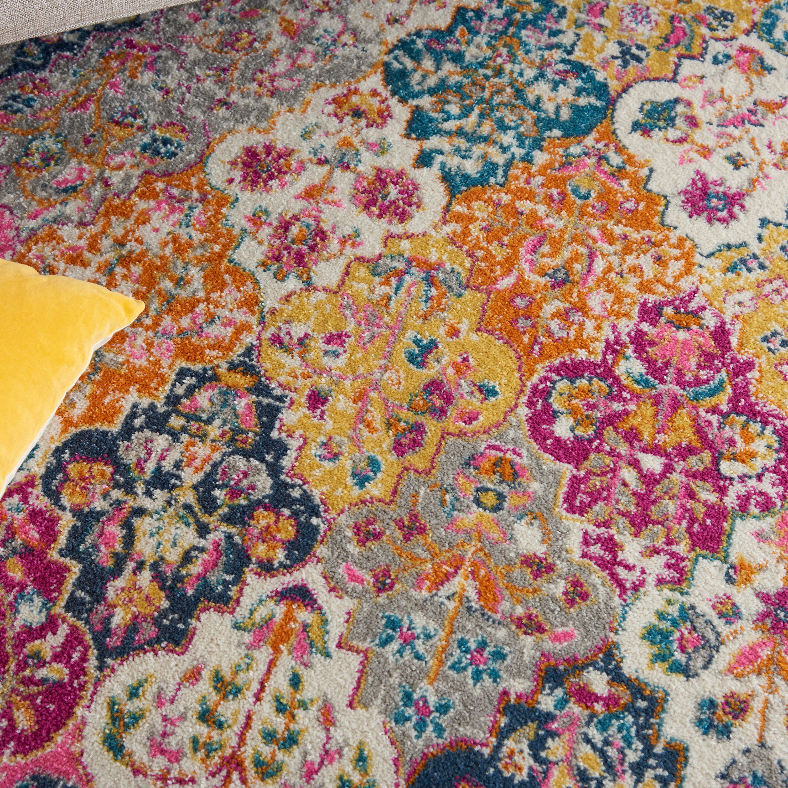 Nourison Home Passion Distressed 5'3" x 7'3" Area Rug, Multi, large