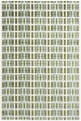 Nourison Home Nordic Abstract 4' x 6' Area Rug, Blue/Green, large