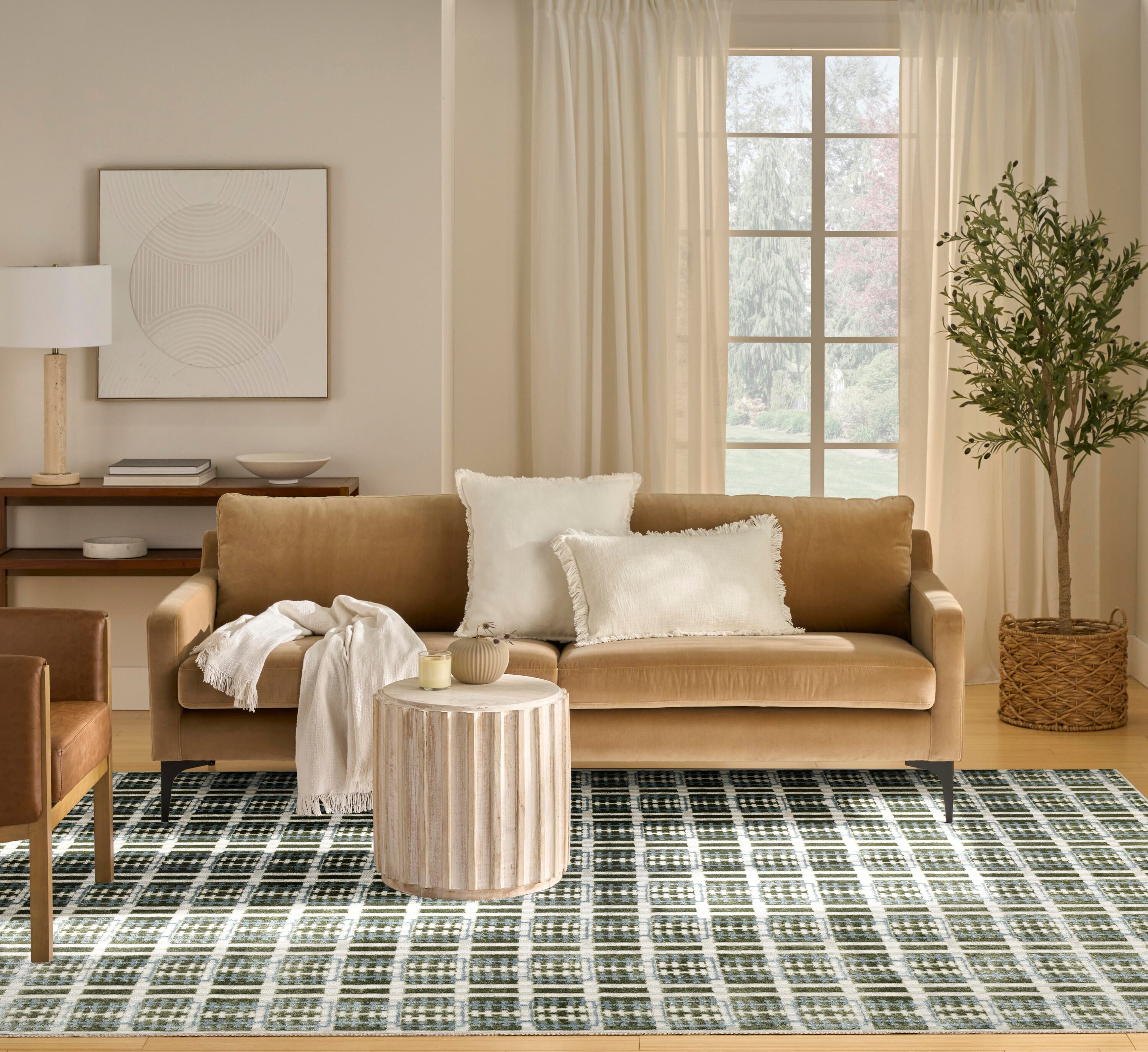 Nourison Home Nordic Abstract 8' x 10' Area Rug, Blue/Green, large
