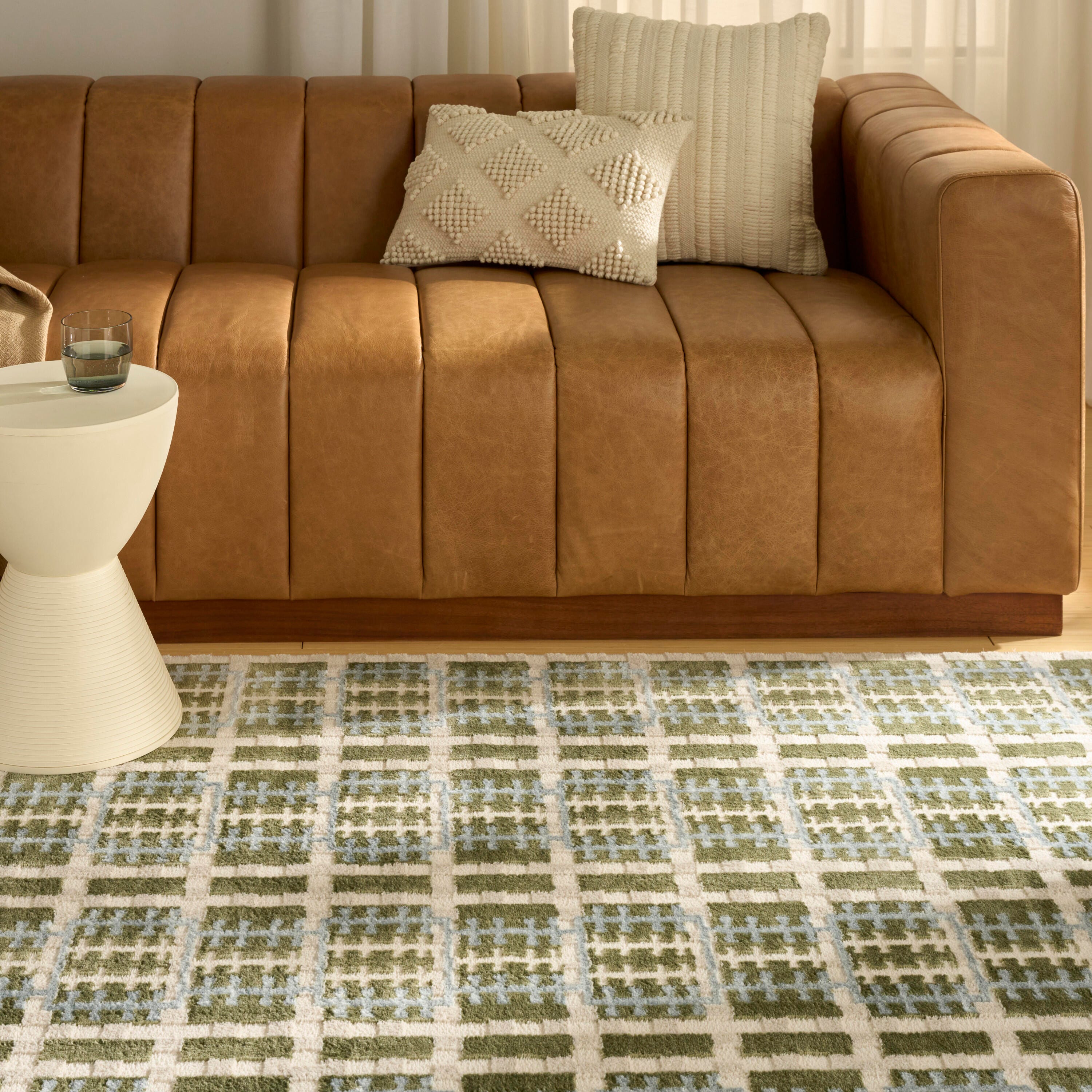 Nourison Home Nordic Abstract 8' x 10' Area Rug, Blue/Green, large