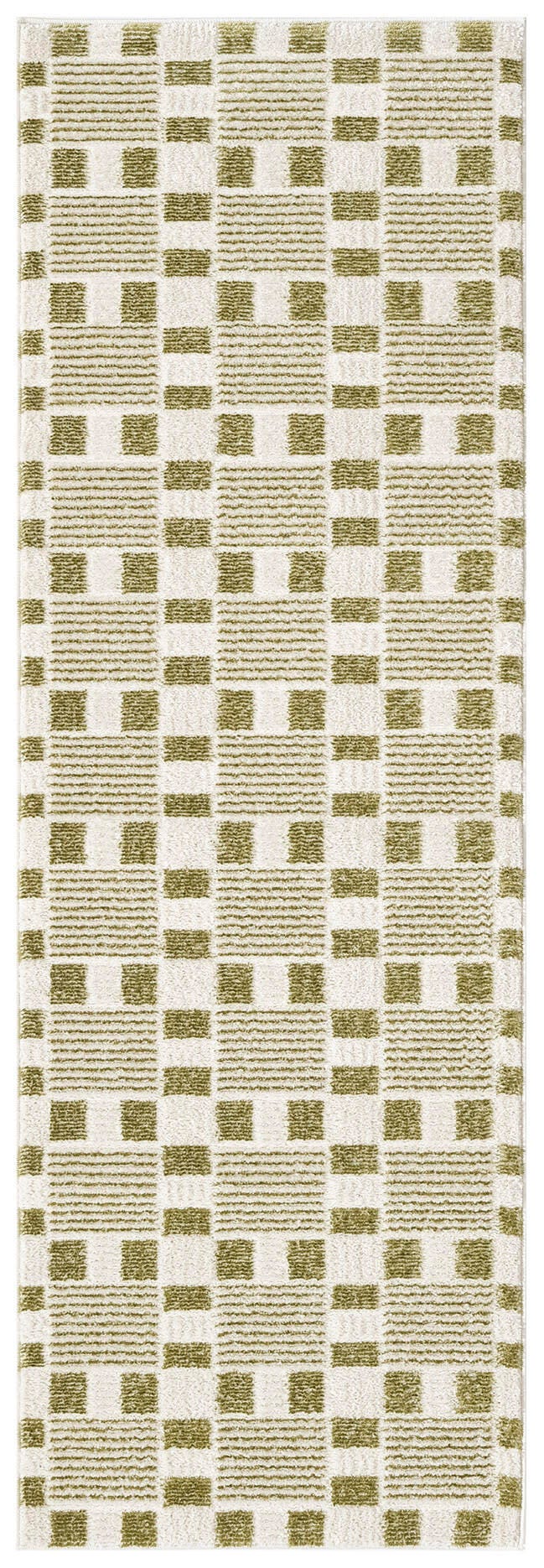 Nourison Home Nordic Aesthetic 2' x 6' Runner Rug, Green, large