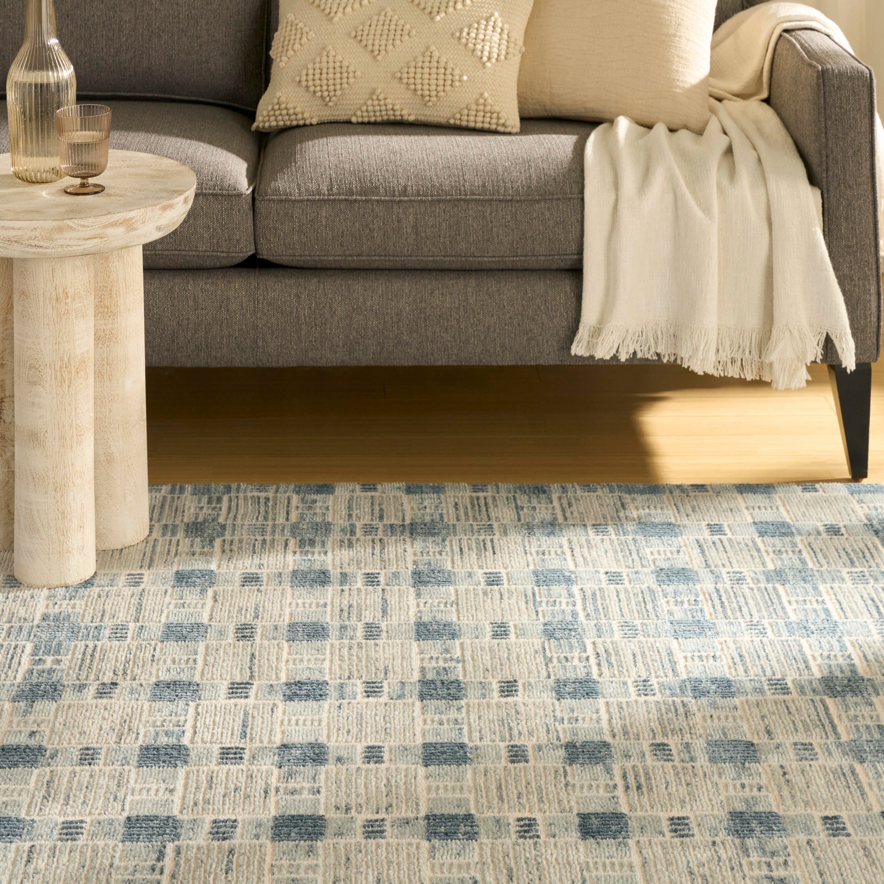 Nourison Home Nordic 4' x 6' Area Rug, Blue, large