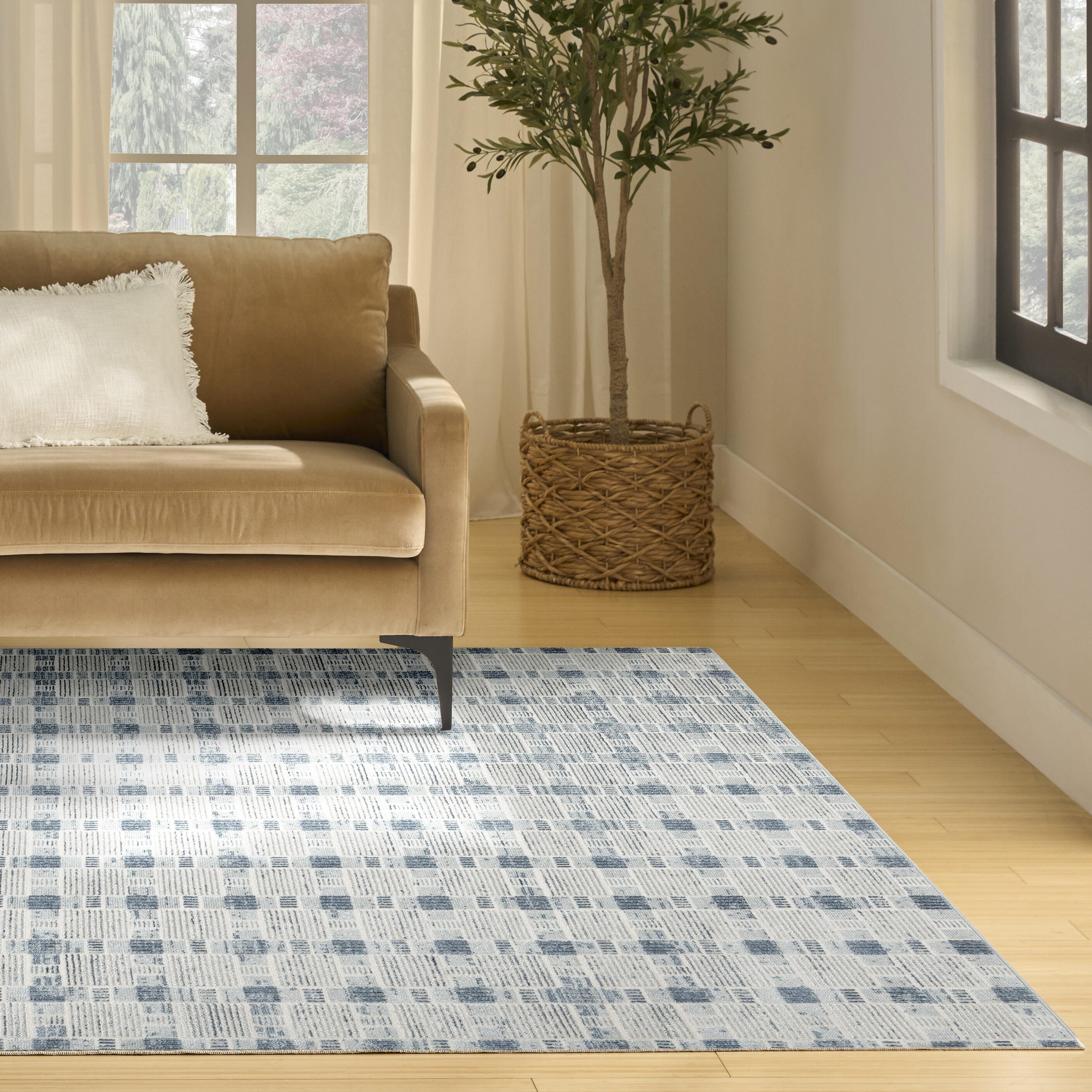 Nourison Home Nordic 8' x 10' Area Rug, Blue, large