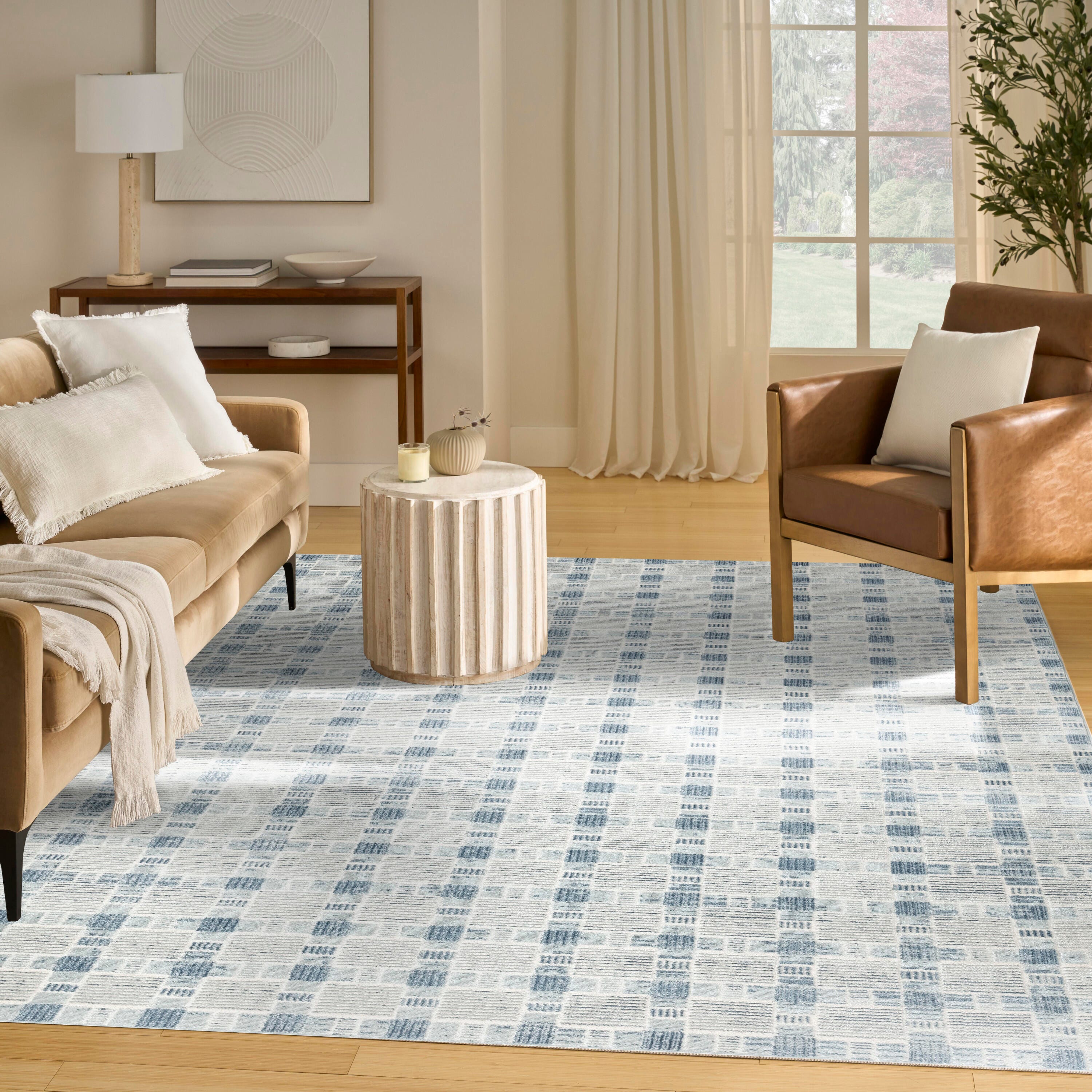 Nourison Home Nordic 8' x 10' Area Rug, Blue, large