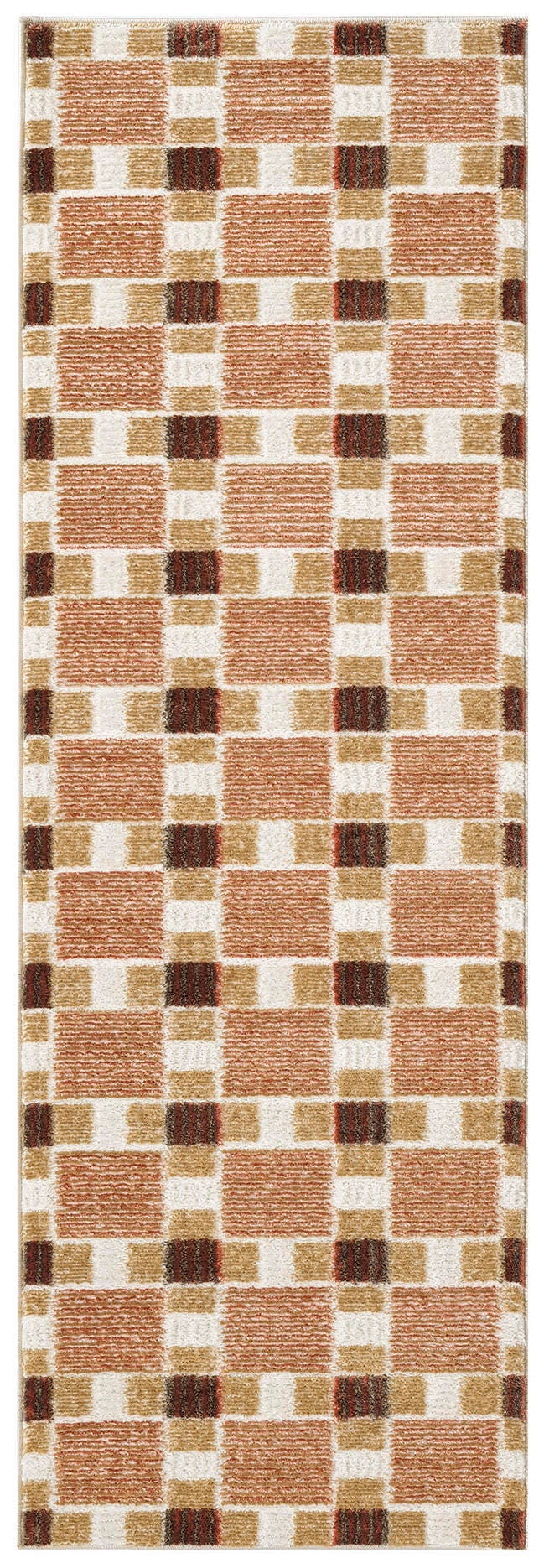 Nourison Home Nordic 2' x 6' Runner Rug, Rust, large