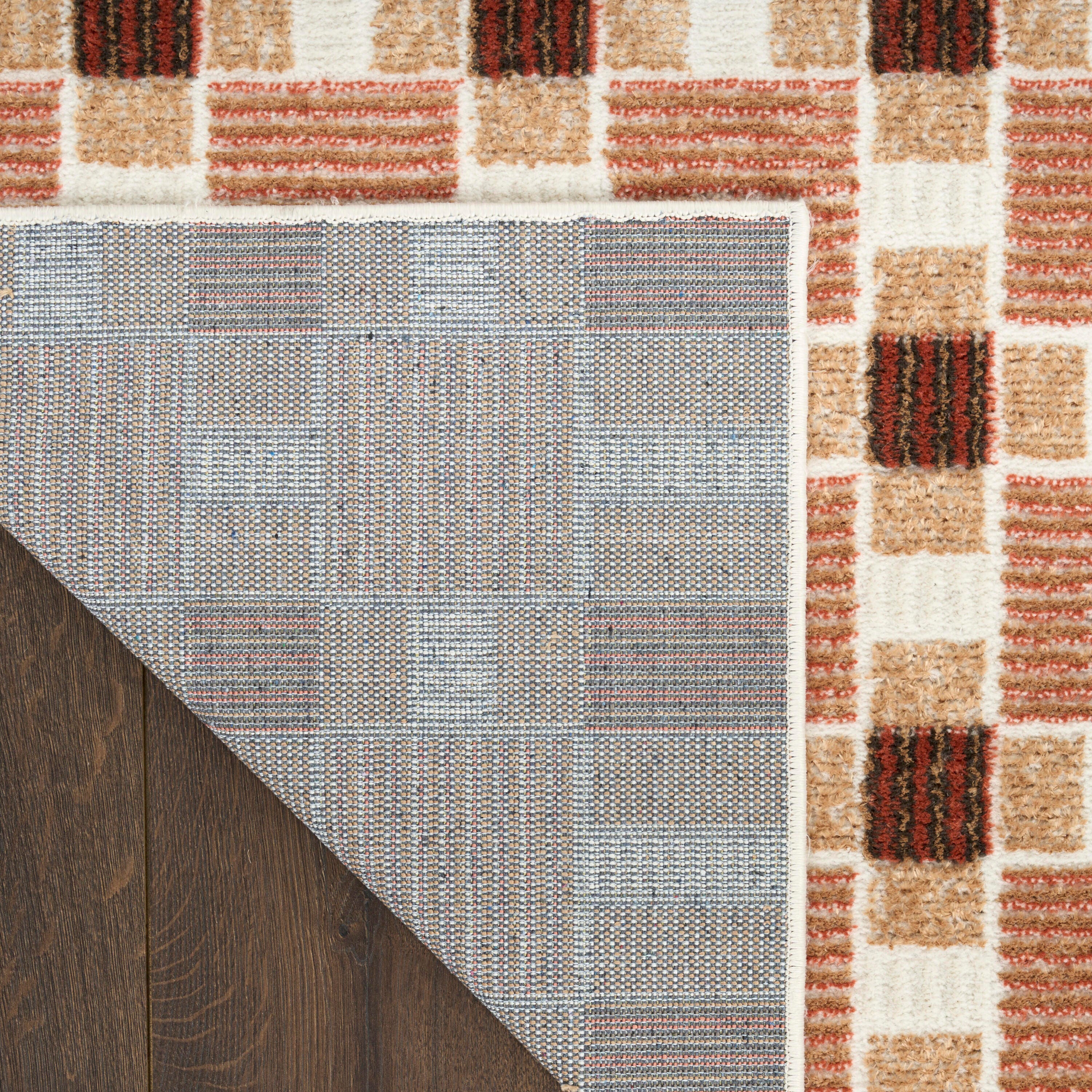 Nourison Home Nordic 4' x 6' Area Rug, Rust, large
