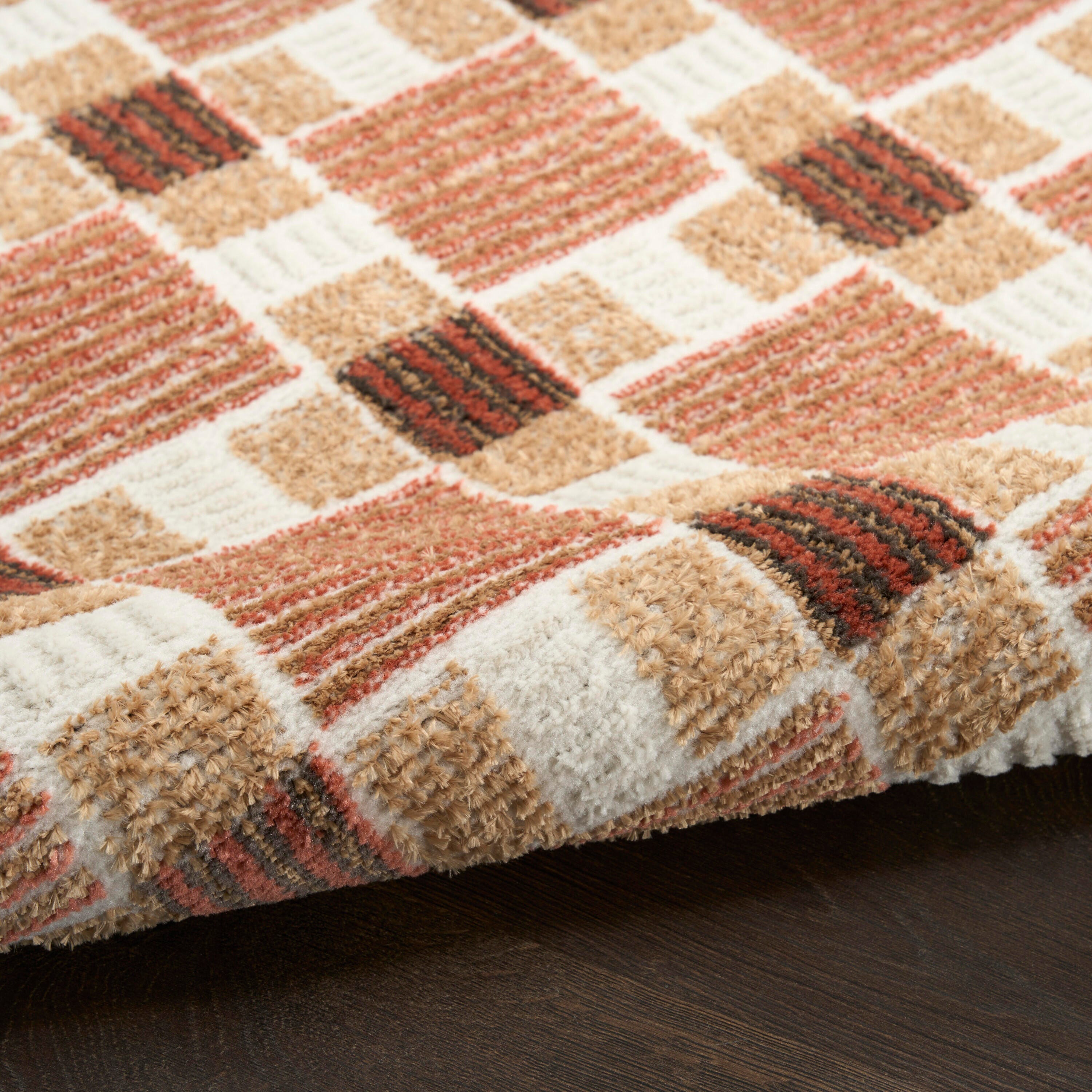 Nourison Home Nordic 8' x 10' Area Rug, Rust, large