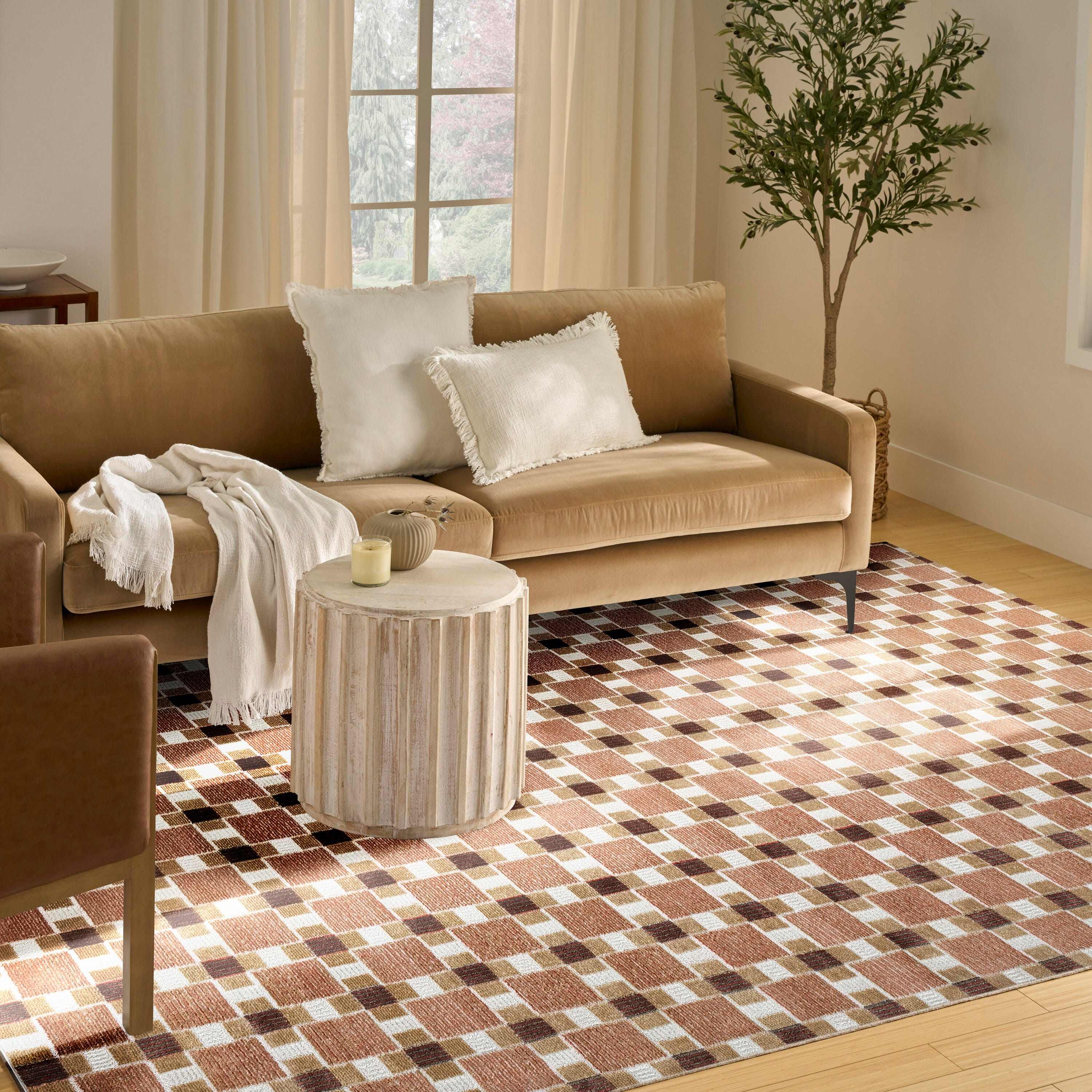 Nourison Home Nordic 8' x 10' Area Rug, Rust, large