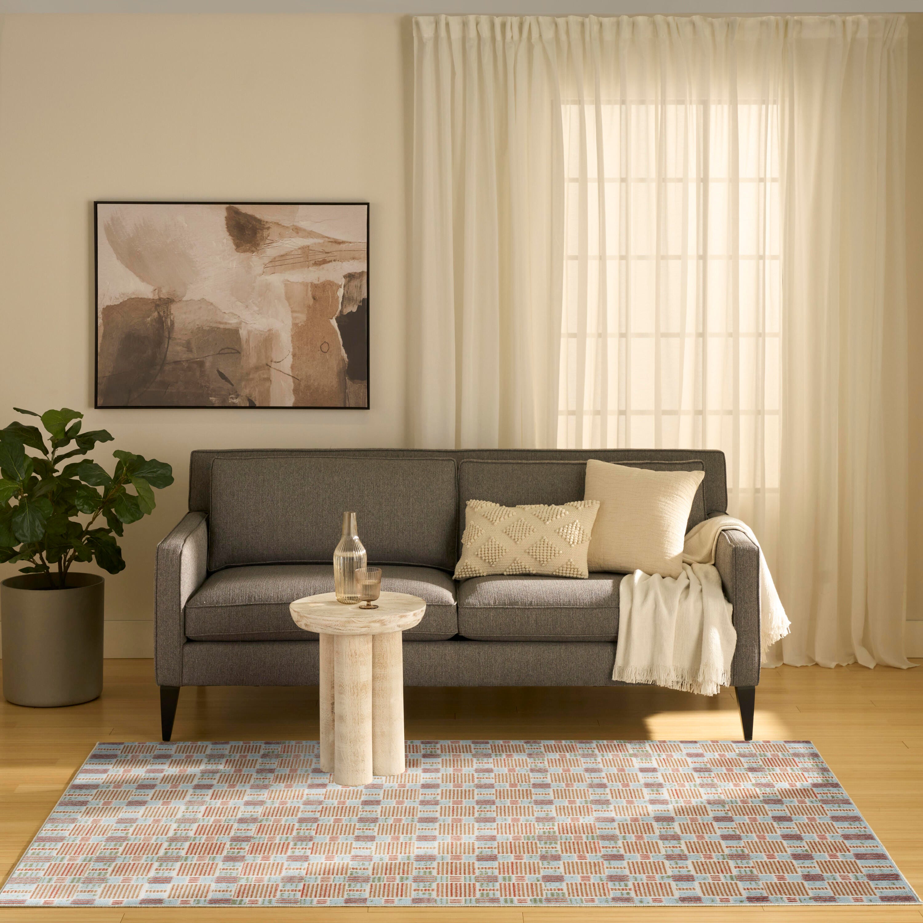 Nourison Home Nordic 4' x 6' Area Rug, Rust/Multi, large