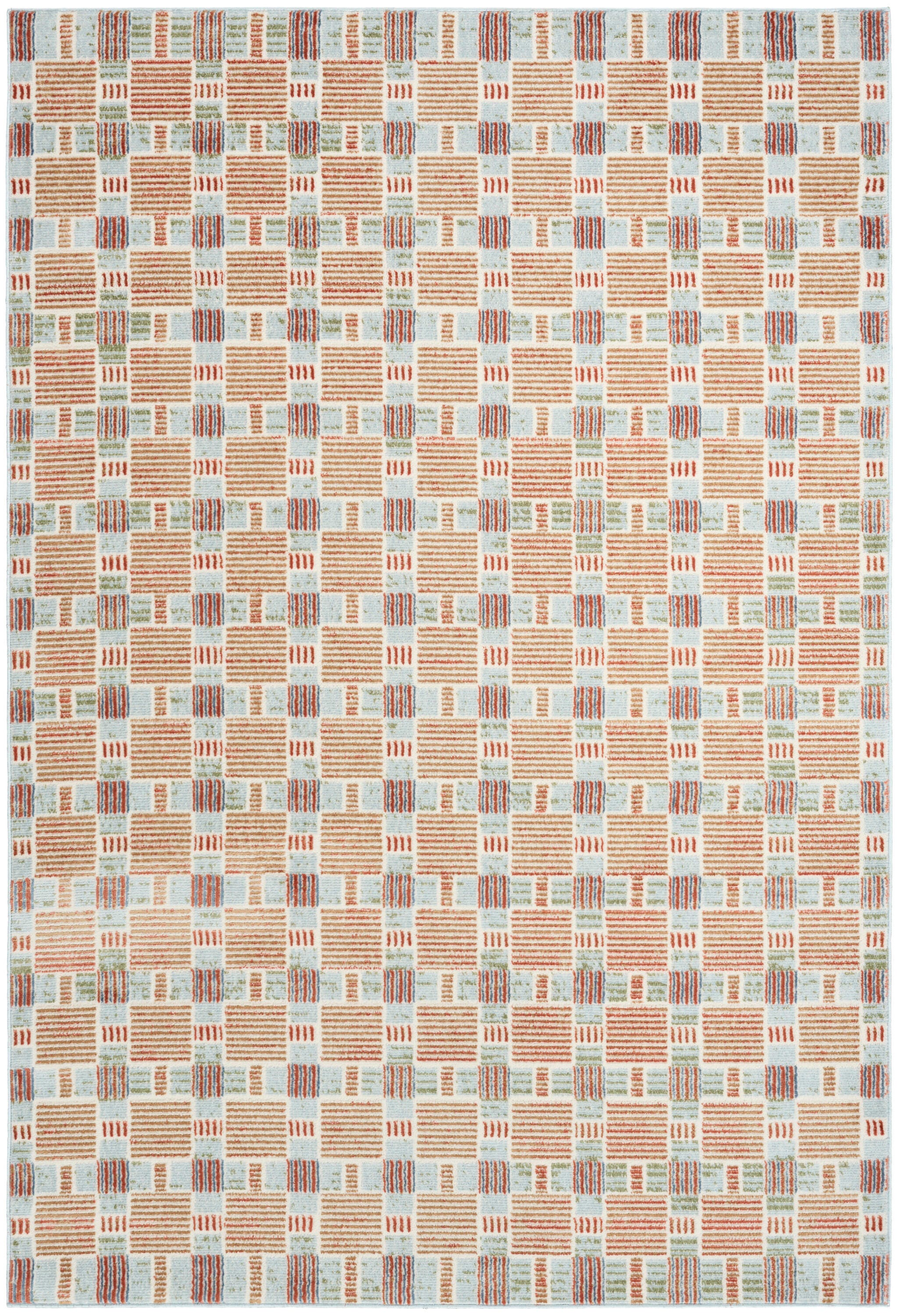 Nourison Home Nordic 4' x 6' Area Rug, Rust/Multi, large