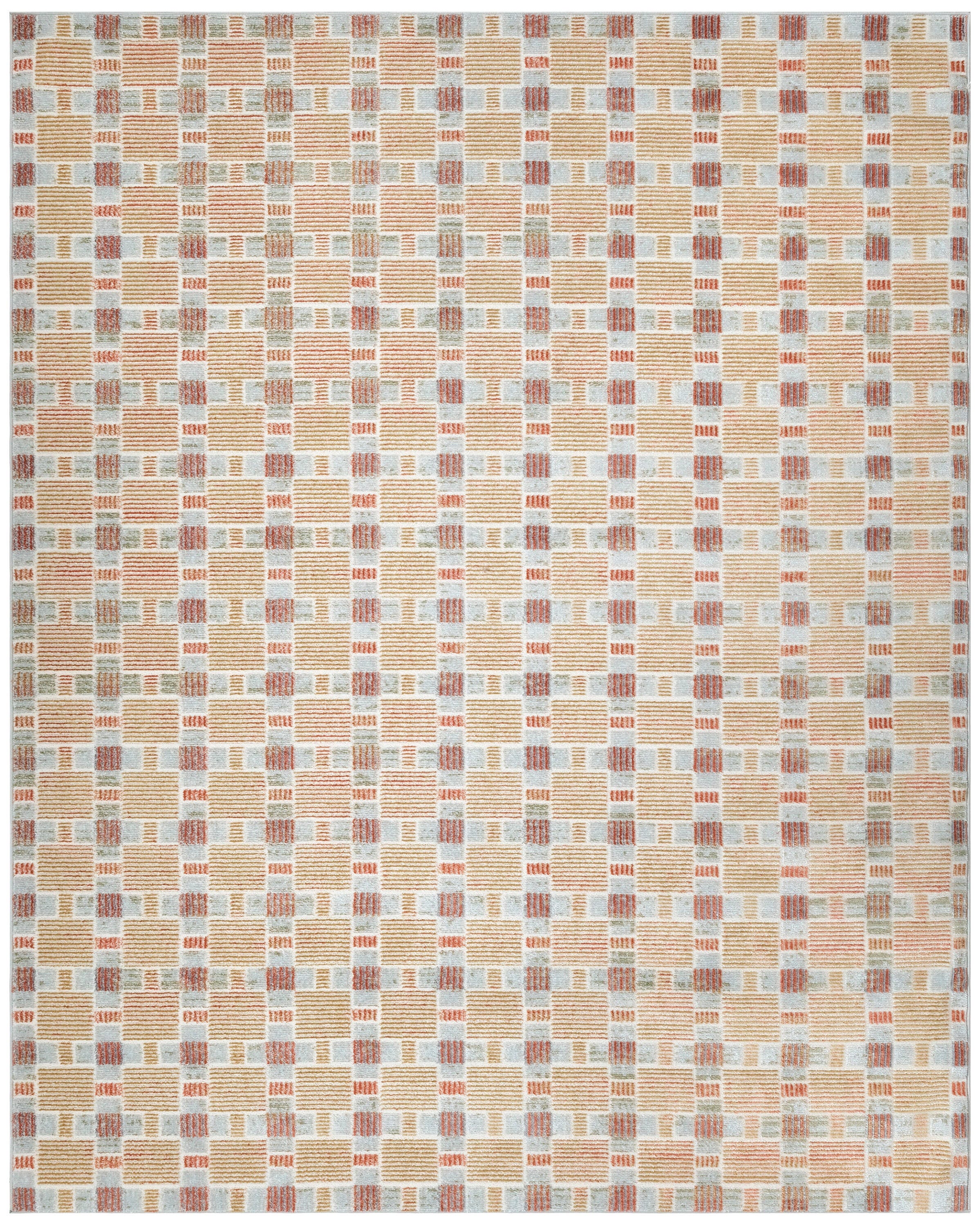 Nourison Home Nordic 8' x 10' Area Rug, Rust/Multi, large