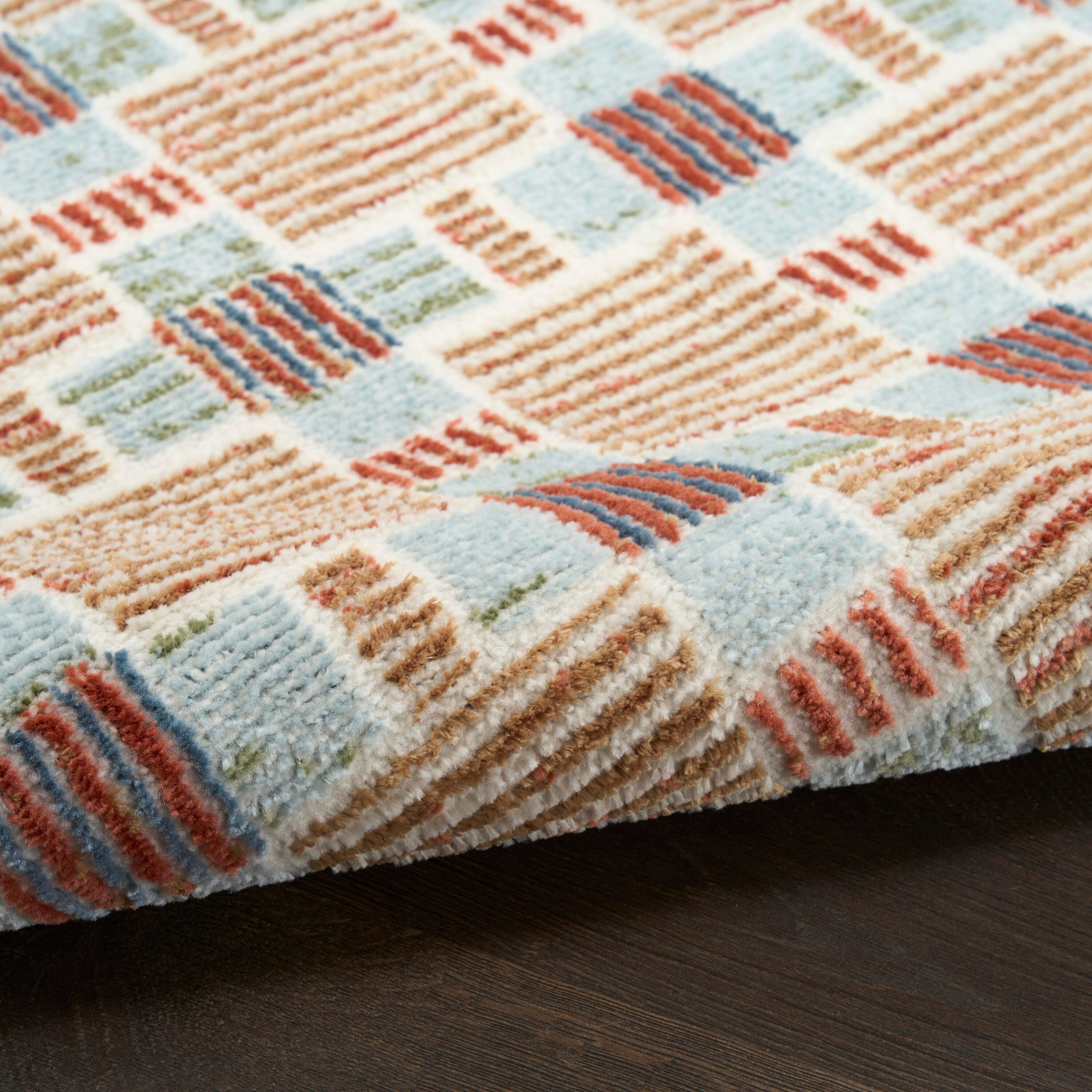 Nourison Home Nordic 8' x 10' Area Rug, Rust/Multi, large