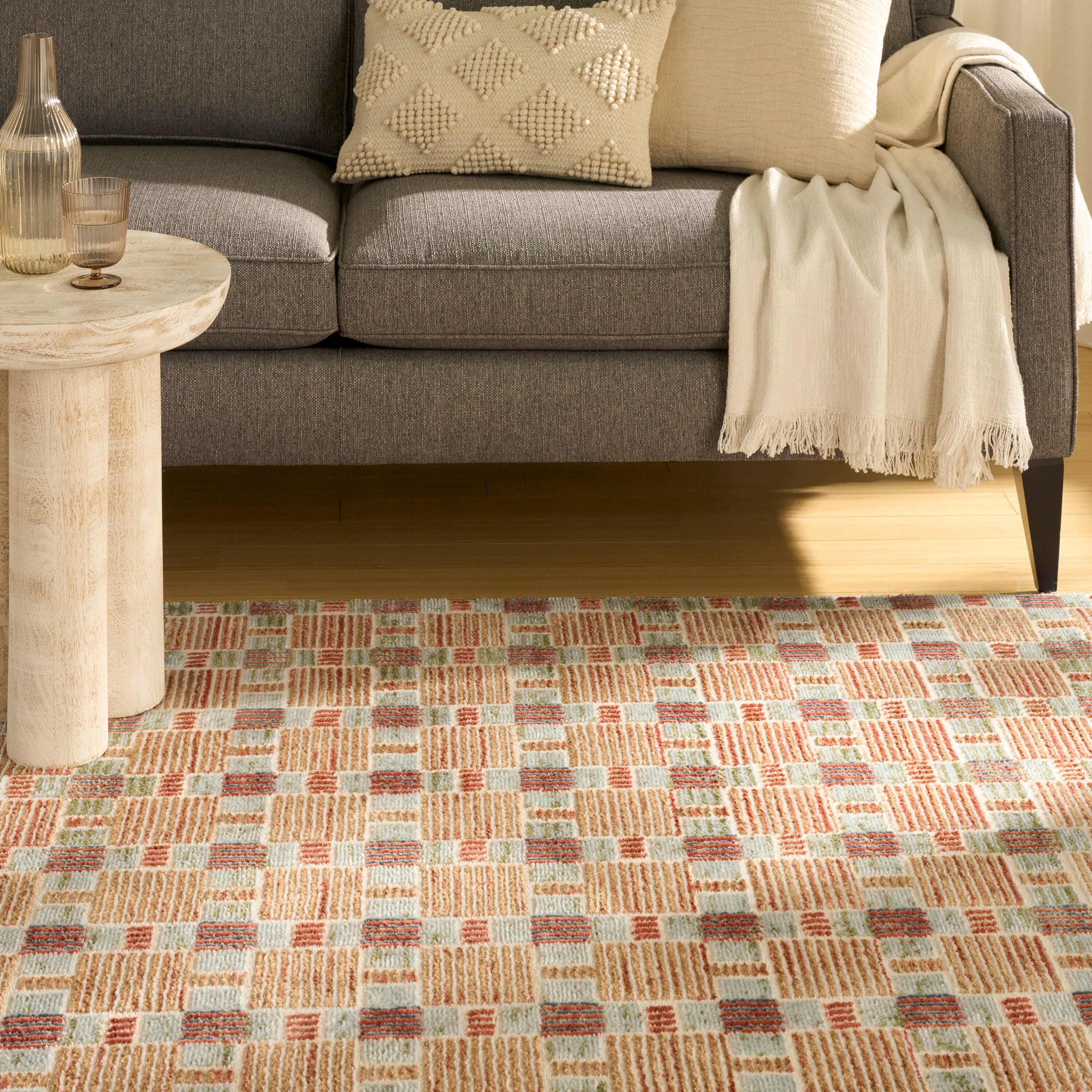 Nourison Home Nordic 8' x 10' Area Rug, Rust/Multi, large