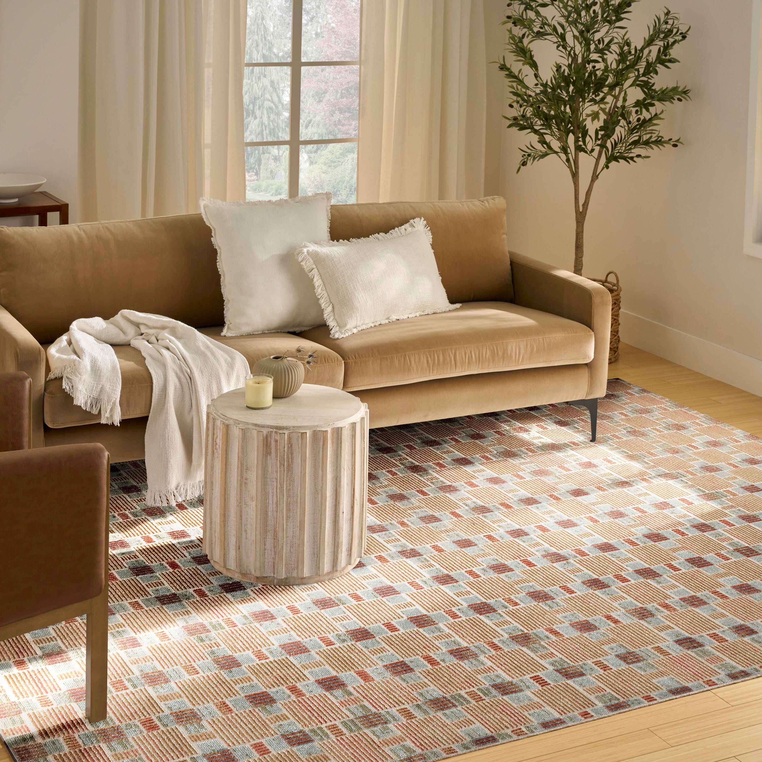 Nourison Home Nordic 8' x 10' Area Rug, Rust/Multi, large