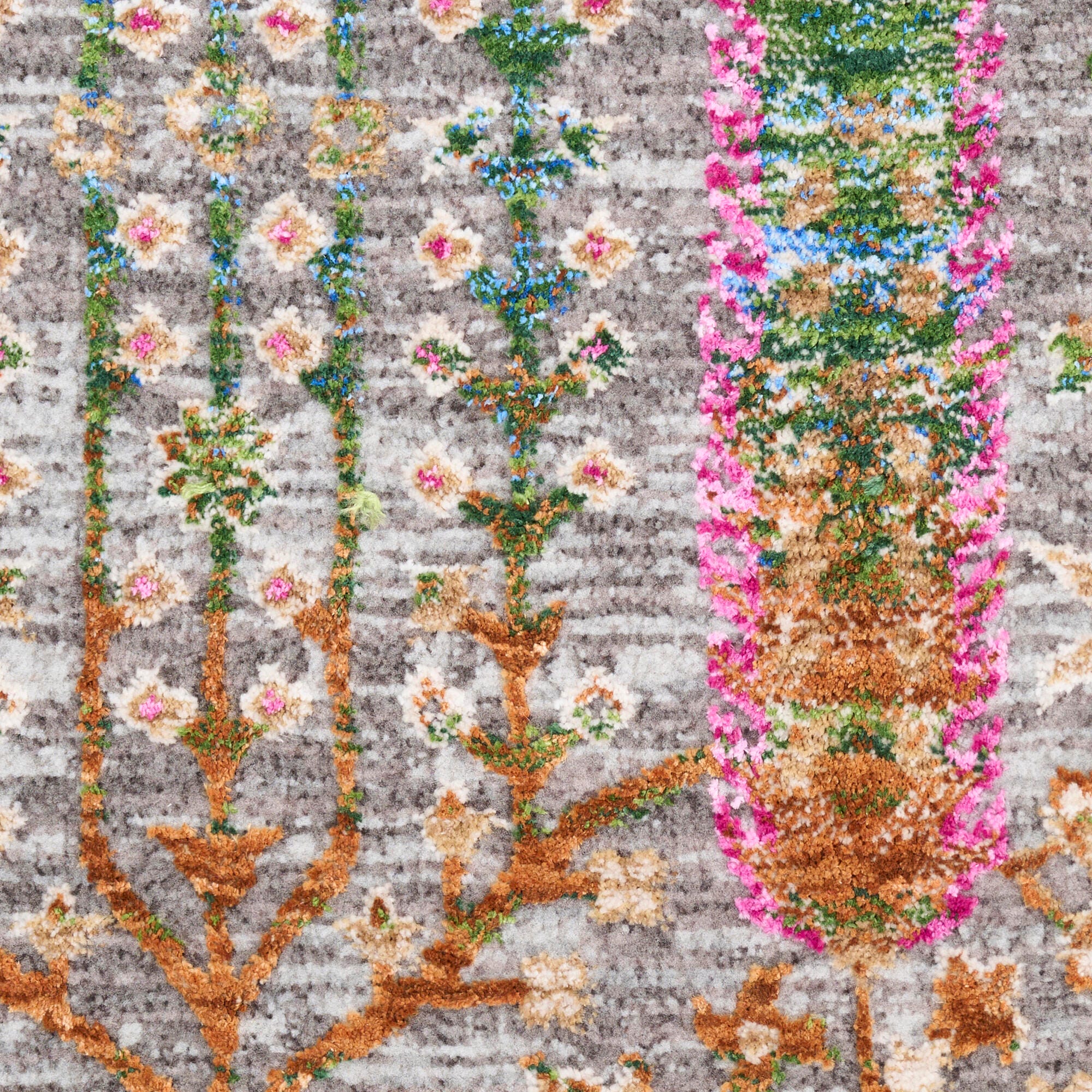 Nourison Home 5' x 8' Botanical Area Rug, Blue/Multi, large